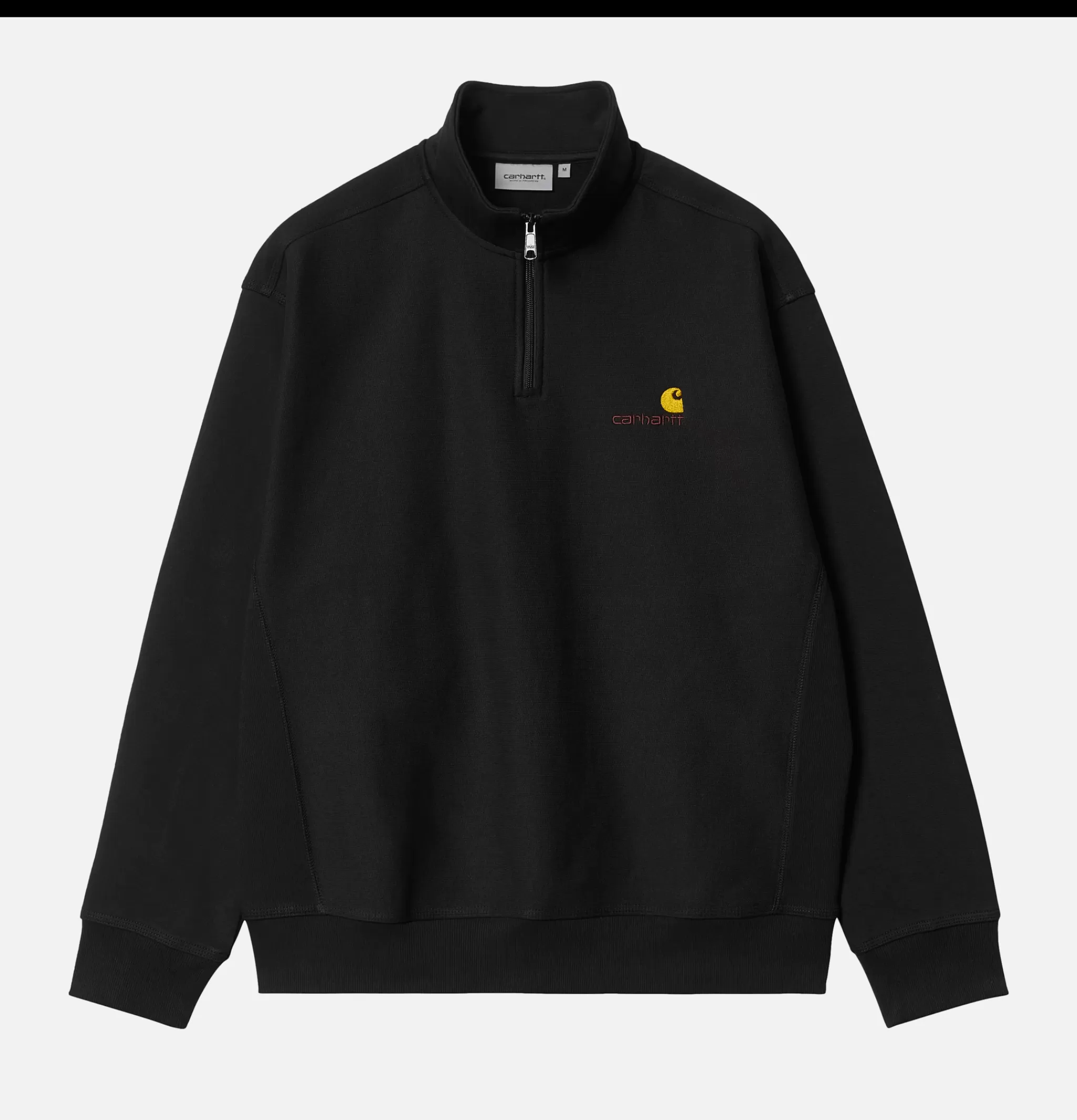 CARHARTT WIP Sweats & Polaires | American Scrip Half Zip Black