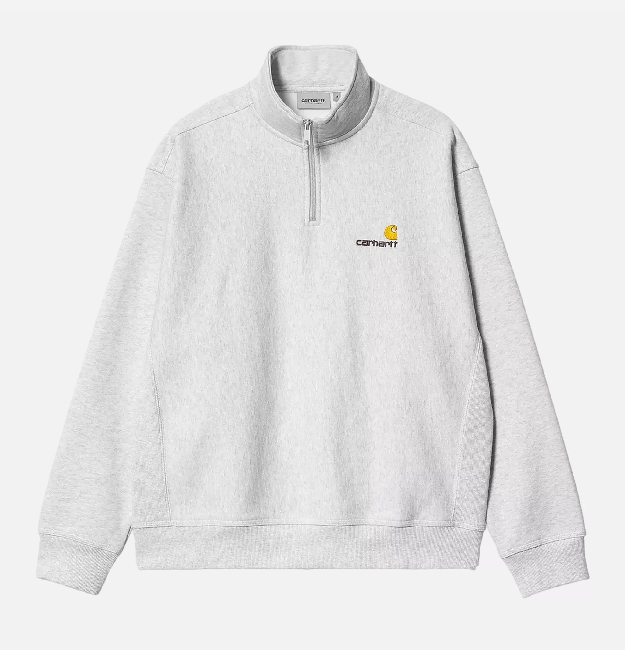 CARHARTT WIP Sweats & Polaires | American Script Half Zip Ash Heather