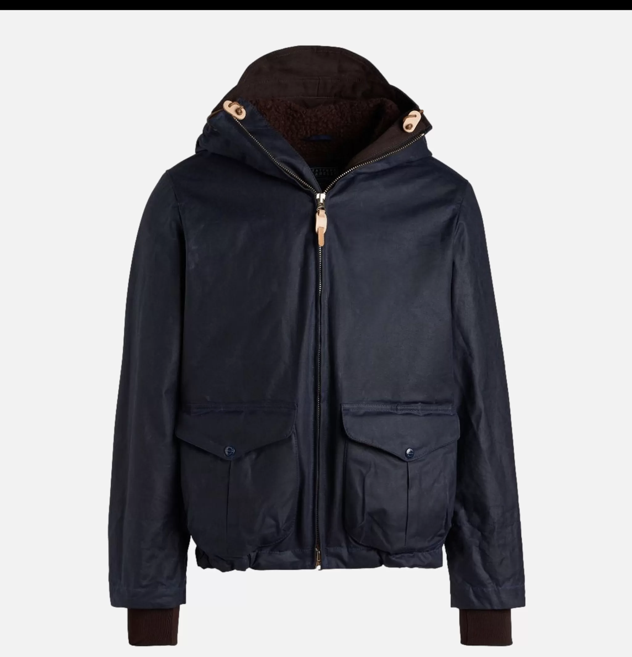 MANIFATTURA CECCARELLI Blousons & Manteaux | Blazer Coat Waxed Navy