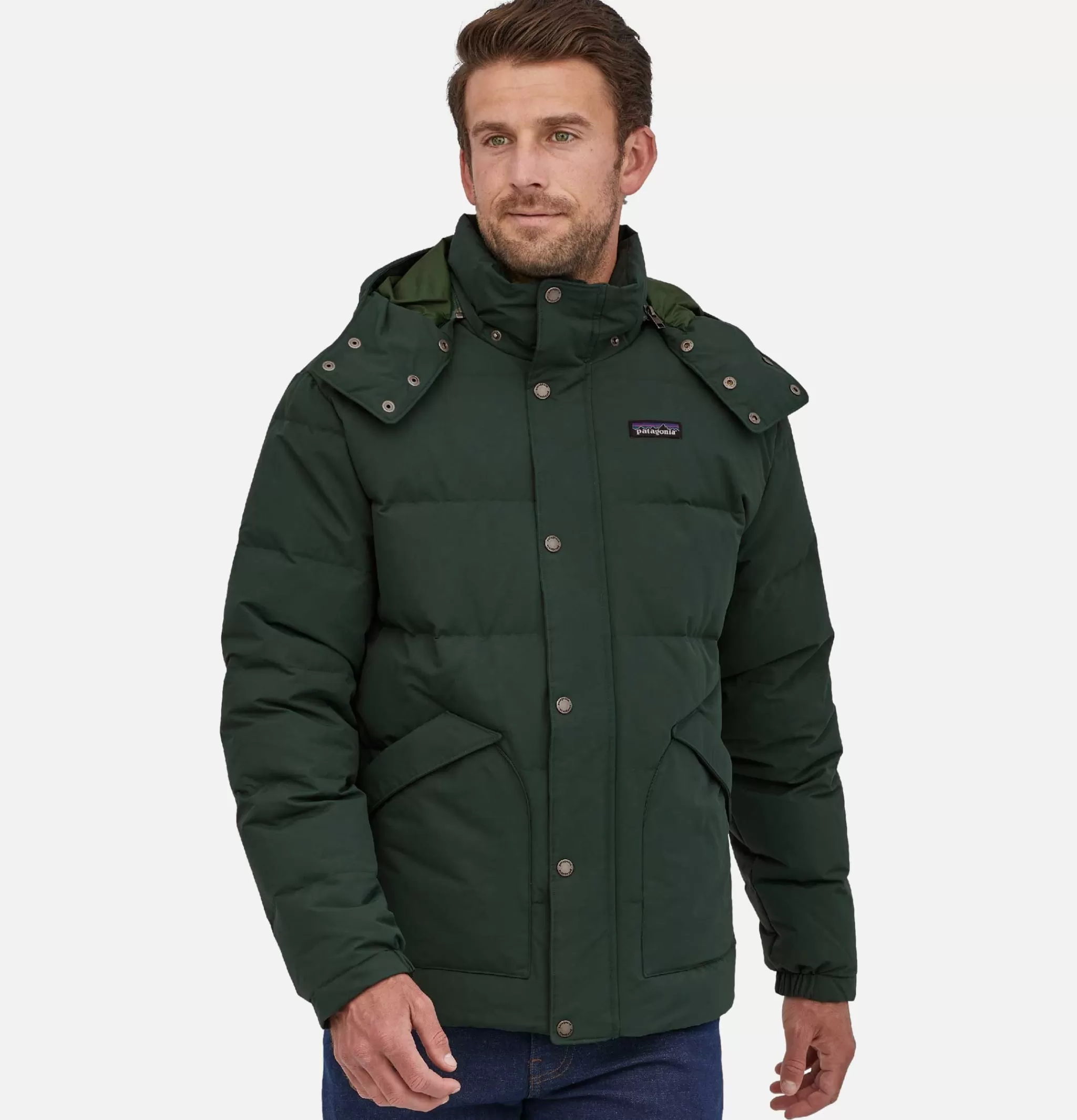 PATAGONIA Blousons & Manteaux | Blouson Downdrift North Green