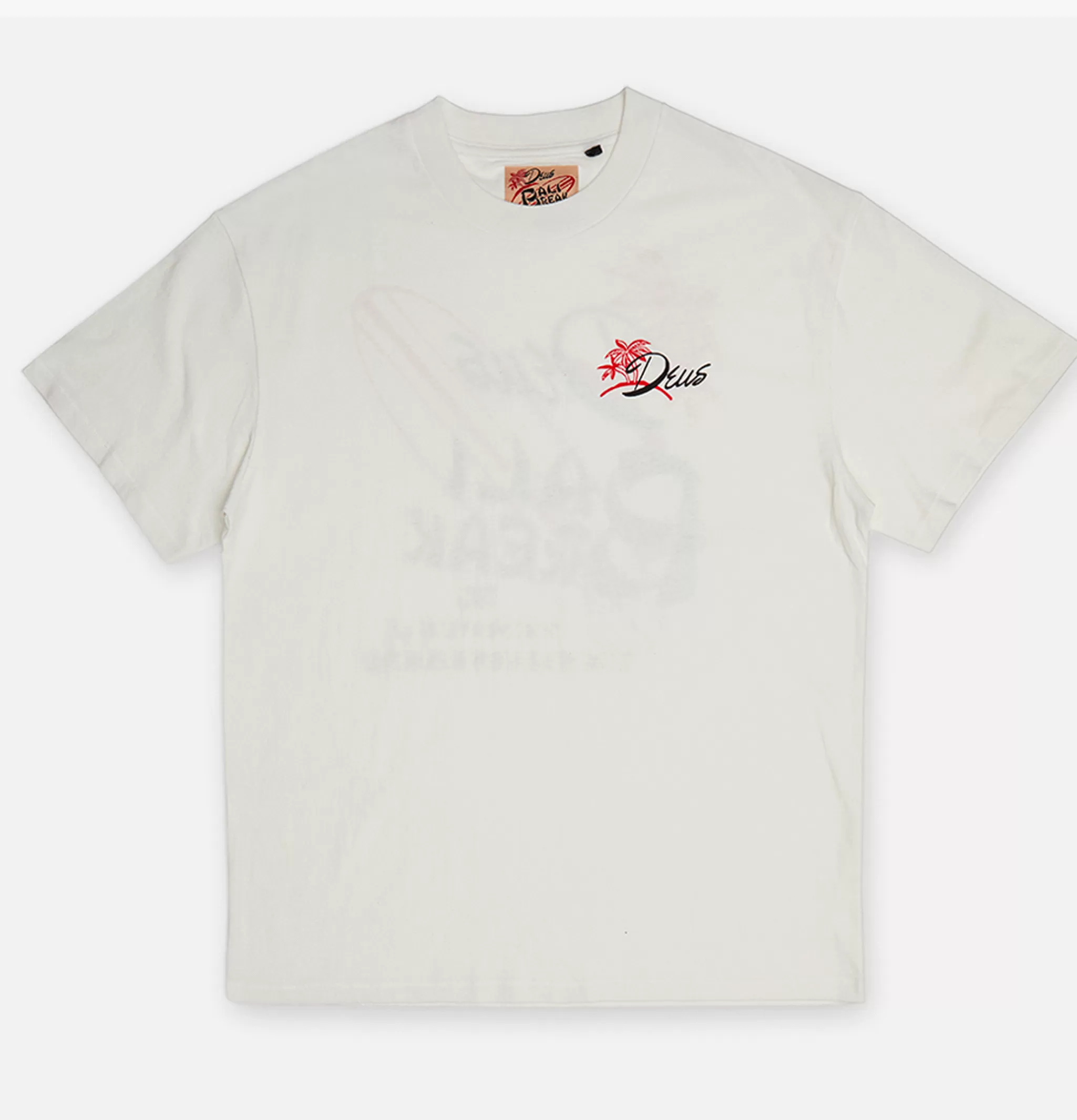 DEUS T-shirts | Breaker Tee Vintage White