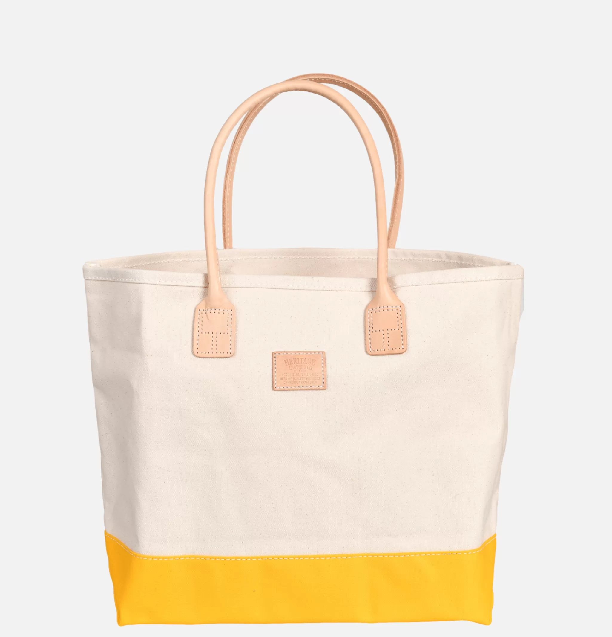 HERITAGE LEATHER COMPANY Tote-bags | Canvas Day Tote Bag Jaune