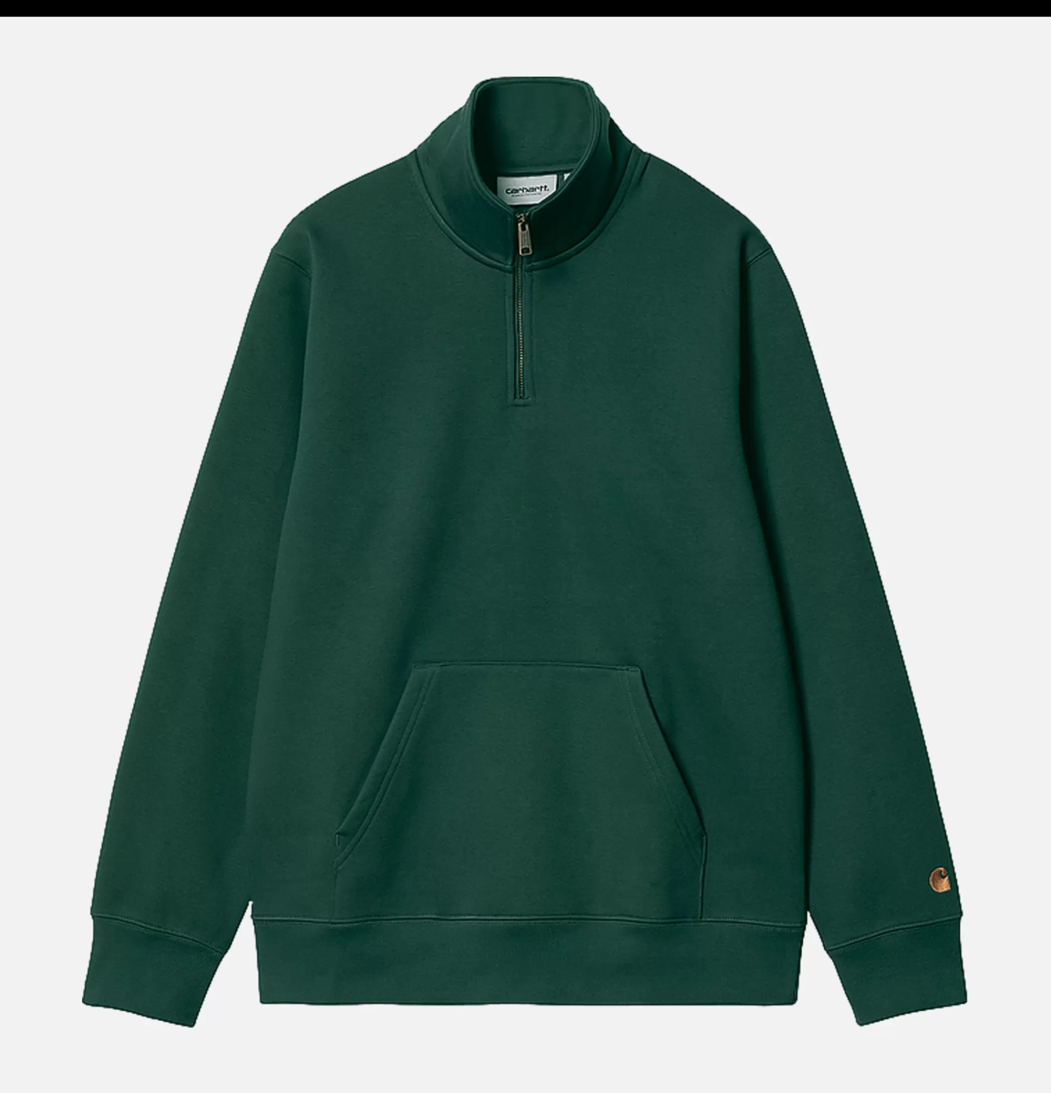 CARHARTT WIP Sweats & Polaires | Chase Neck Zip Sweat Discovery Green