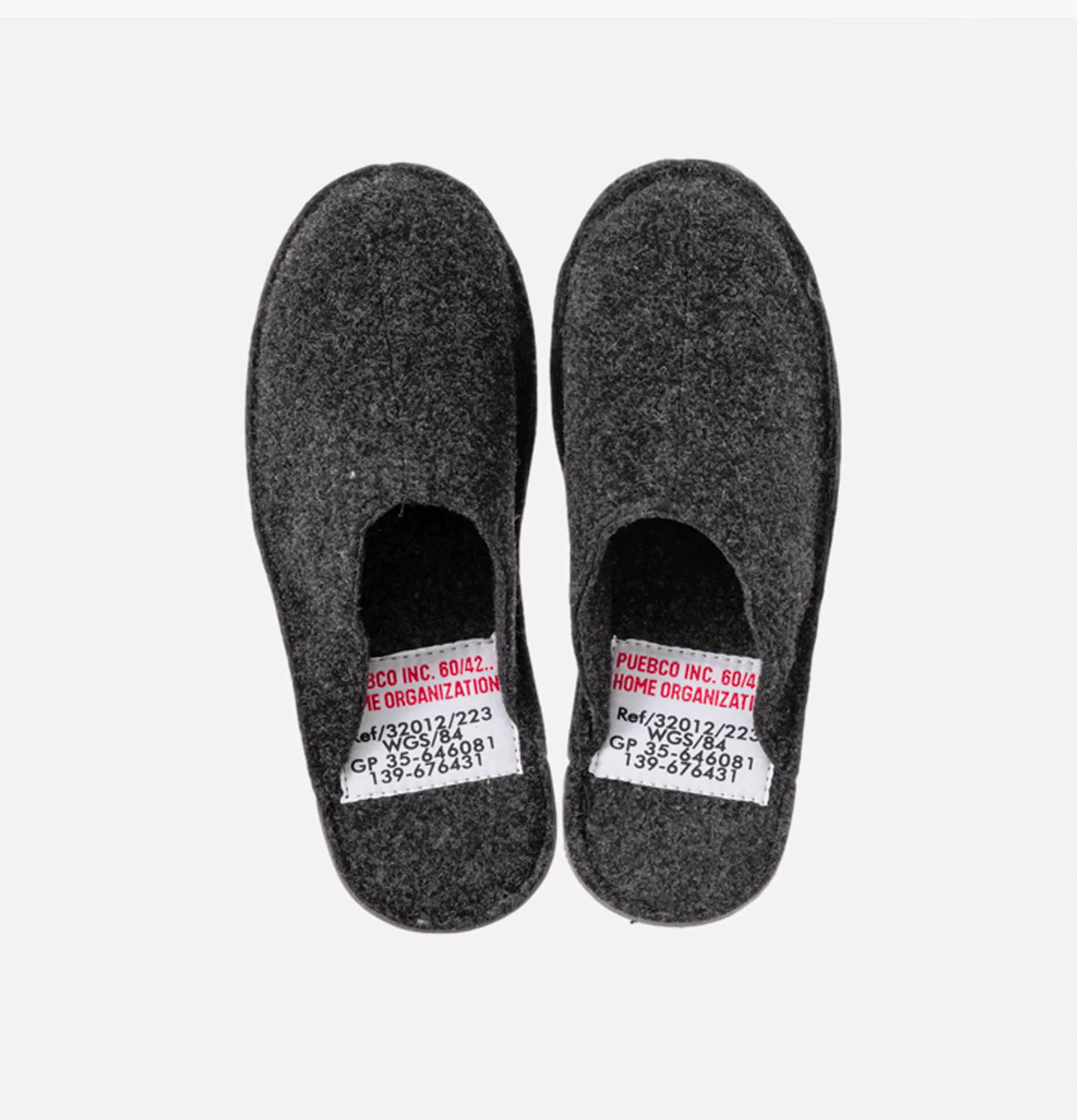 PUEBCO Maison | Chaussons Dark Grey