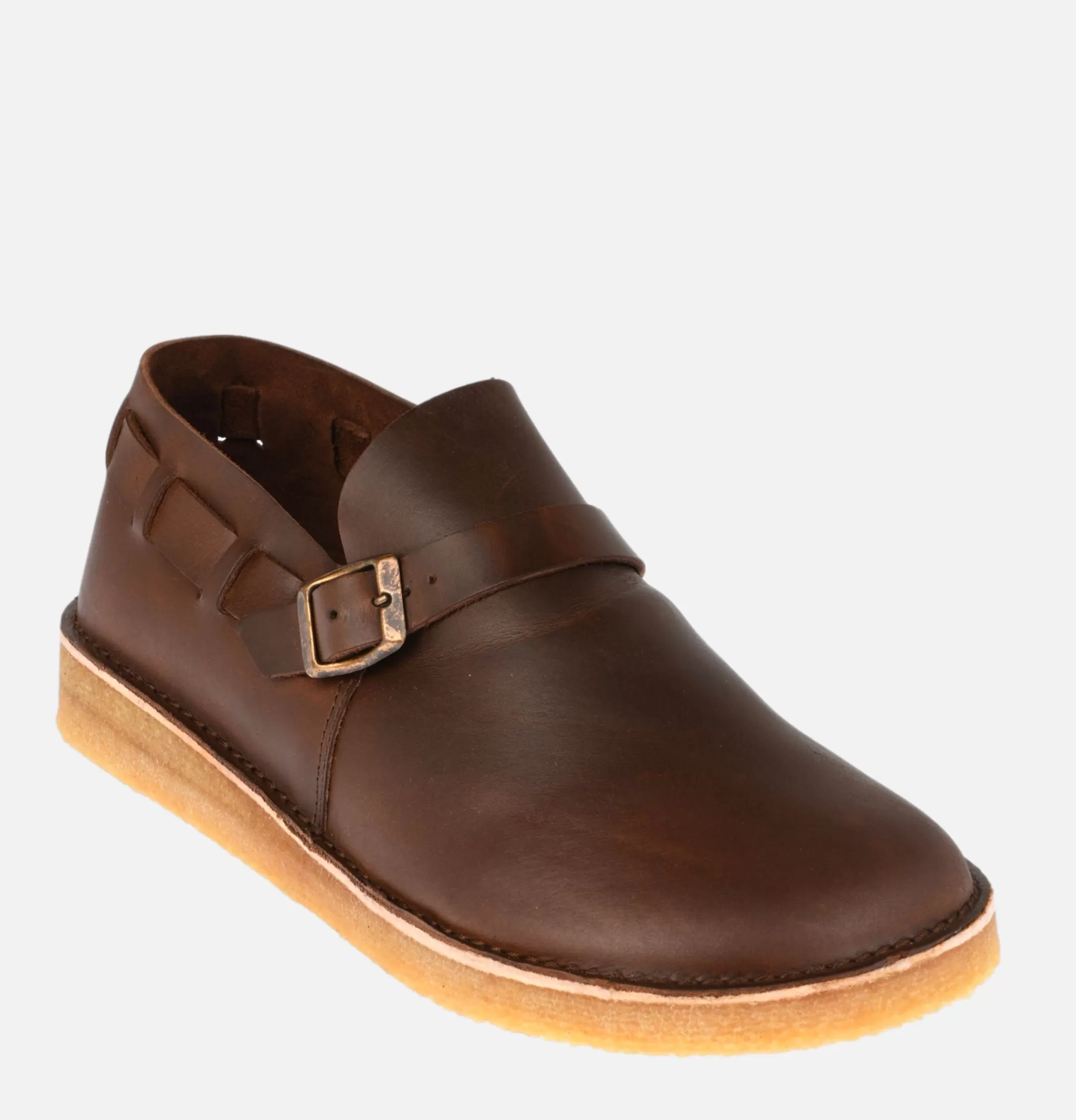 YOGI FOOTWEAR Autres | Mocassins | Chaussures Corso Buckle Monk Brown