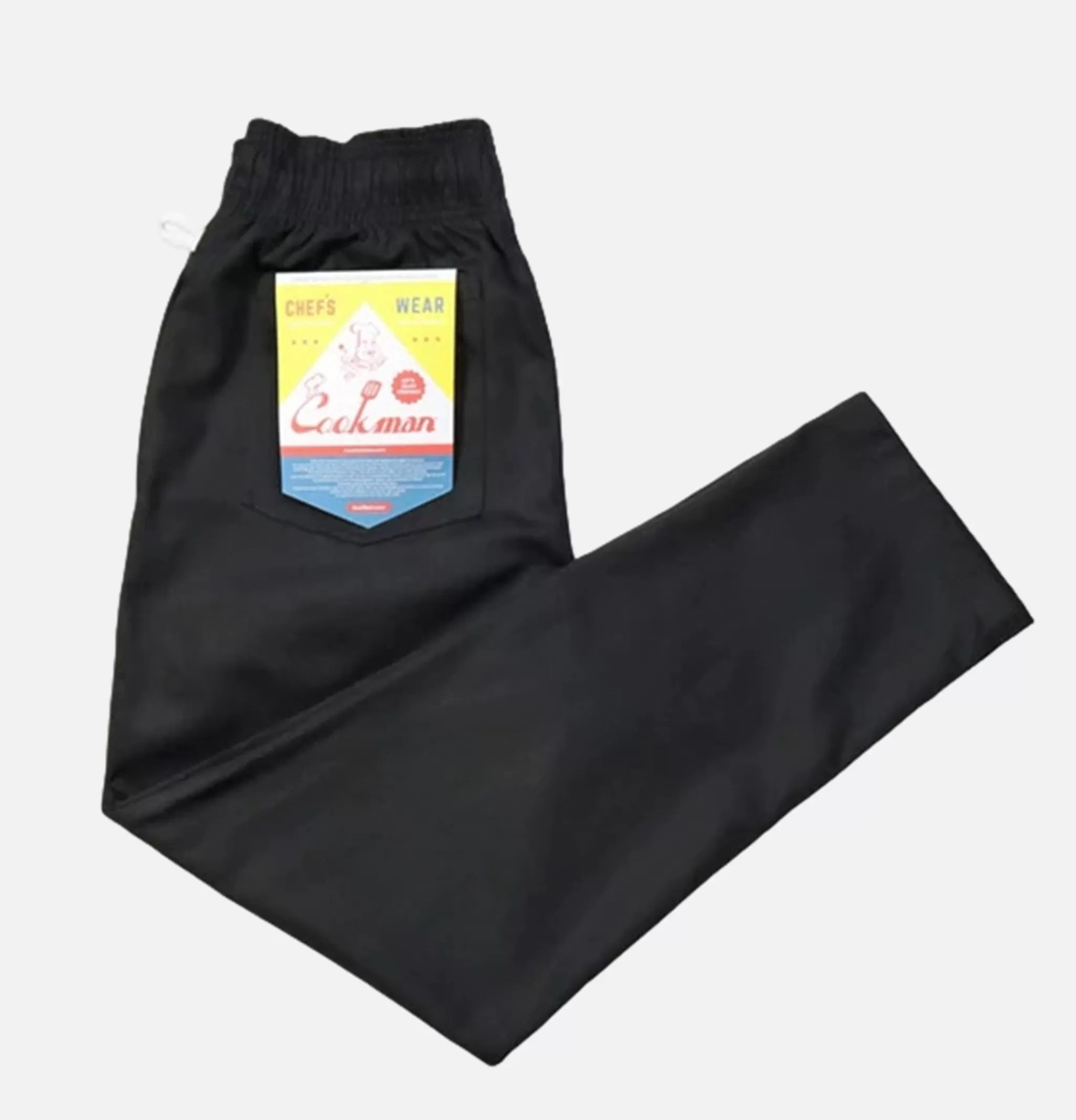 COOKMAN Work Pants | Chef Pant Herringbone Black