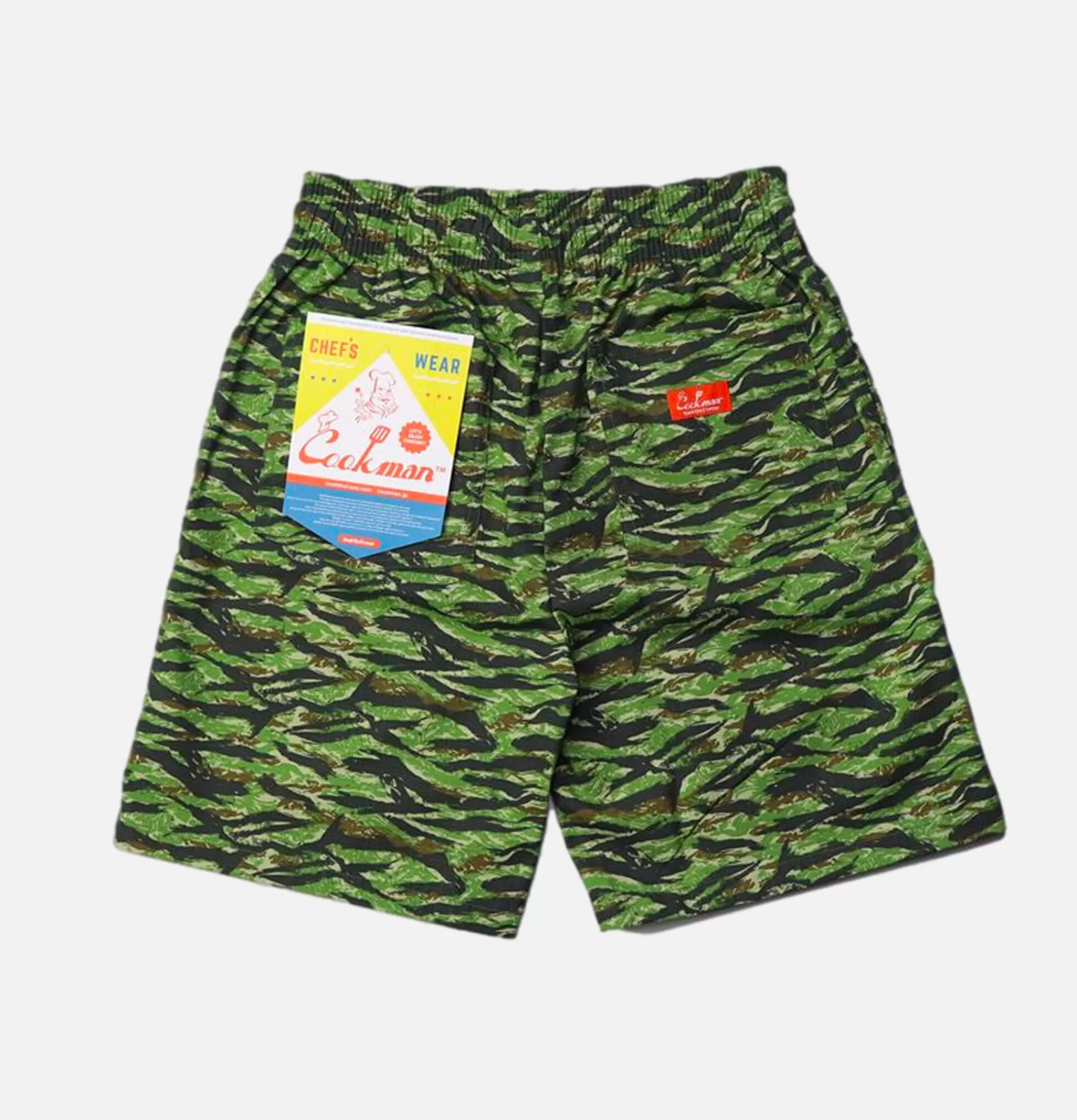 COOKMAN Shorts | Chef Short Camo Green