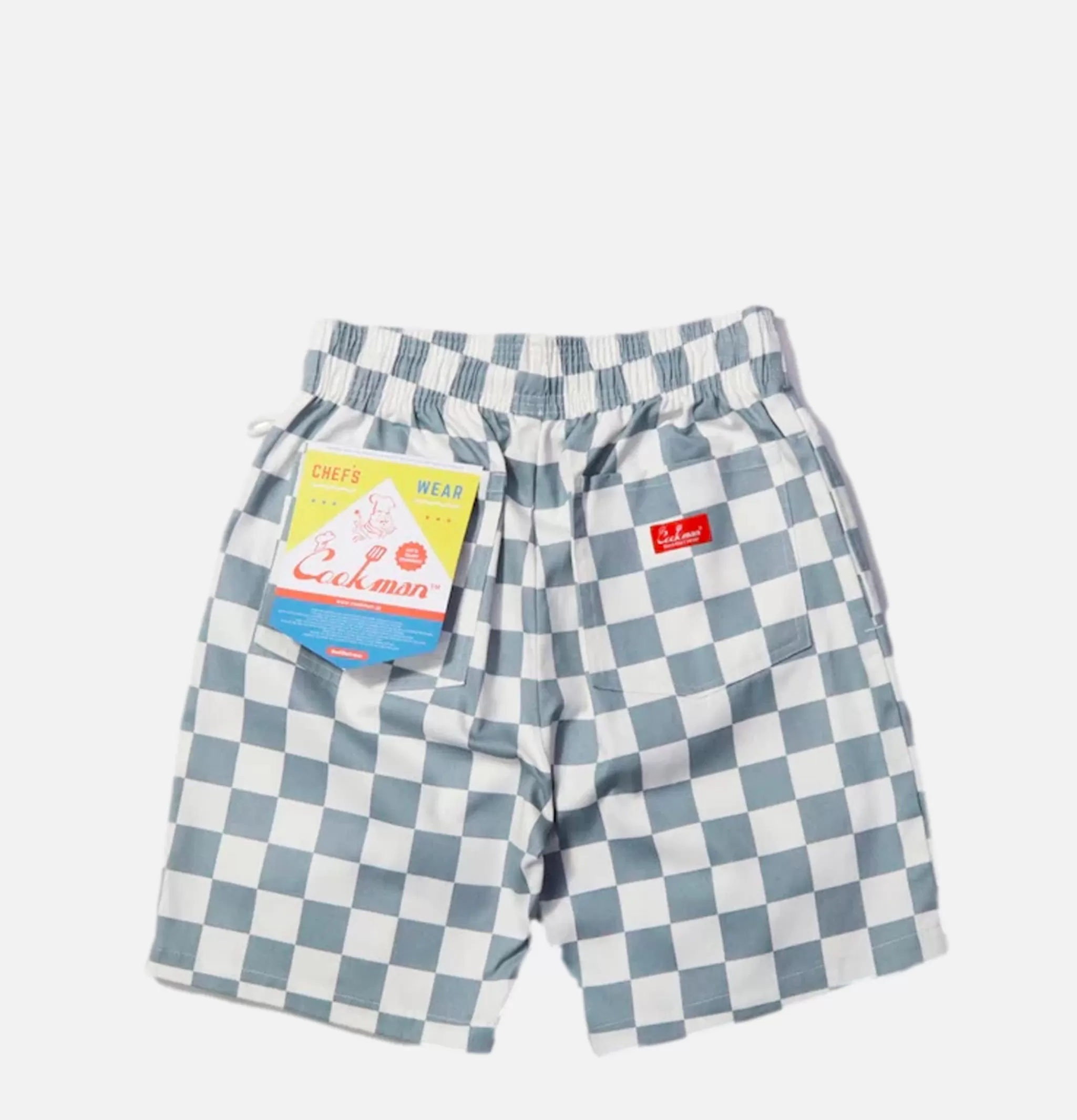 COOKMAN Shorts | Chef Short Checker Gray