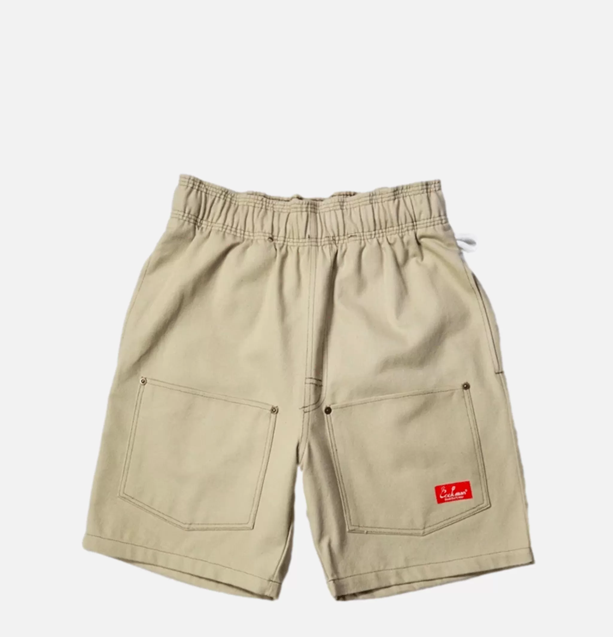 COOKMAN Shorts | Chef Short Front Pocket Beige