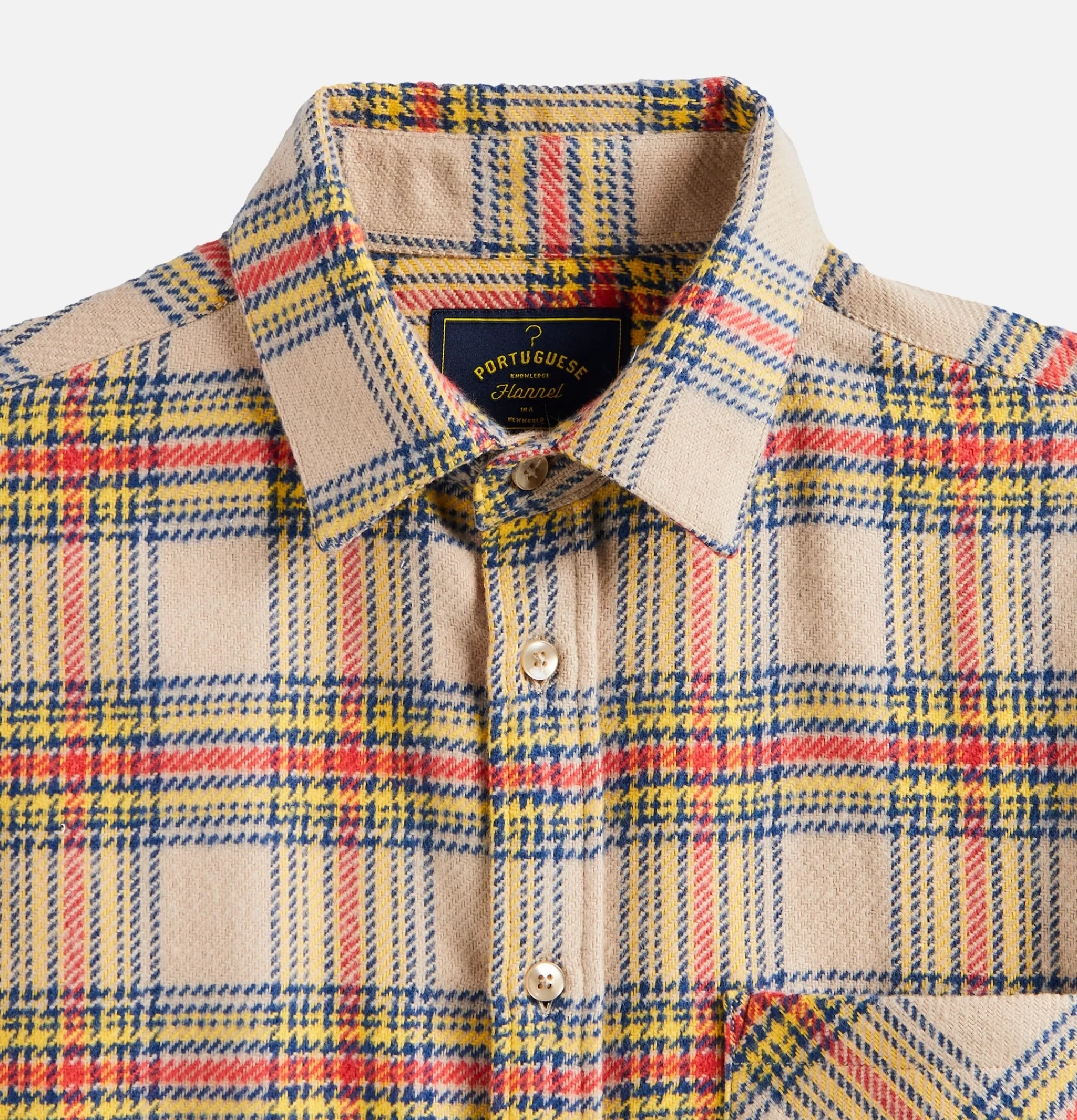 PORTUGUESE FLANNEL Chemises | Chemise Lars Beige