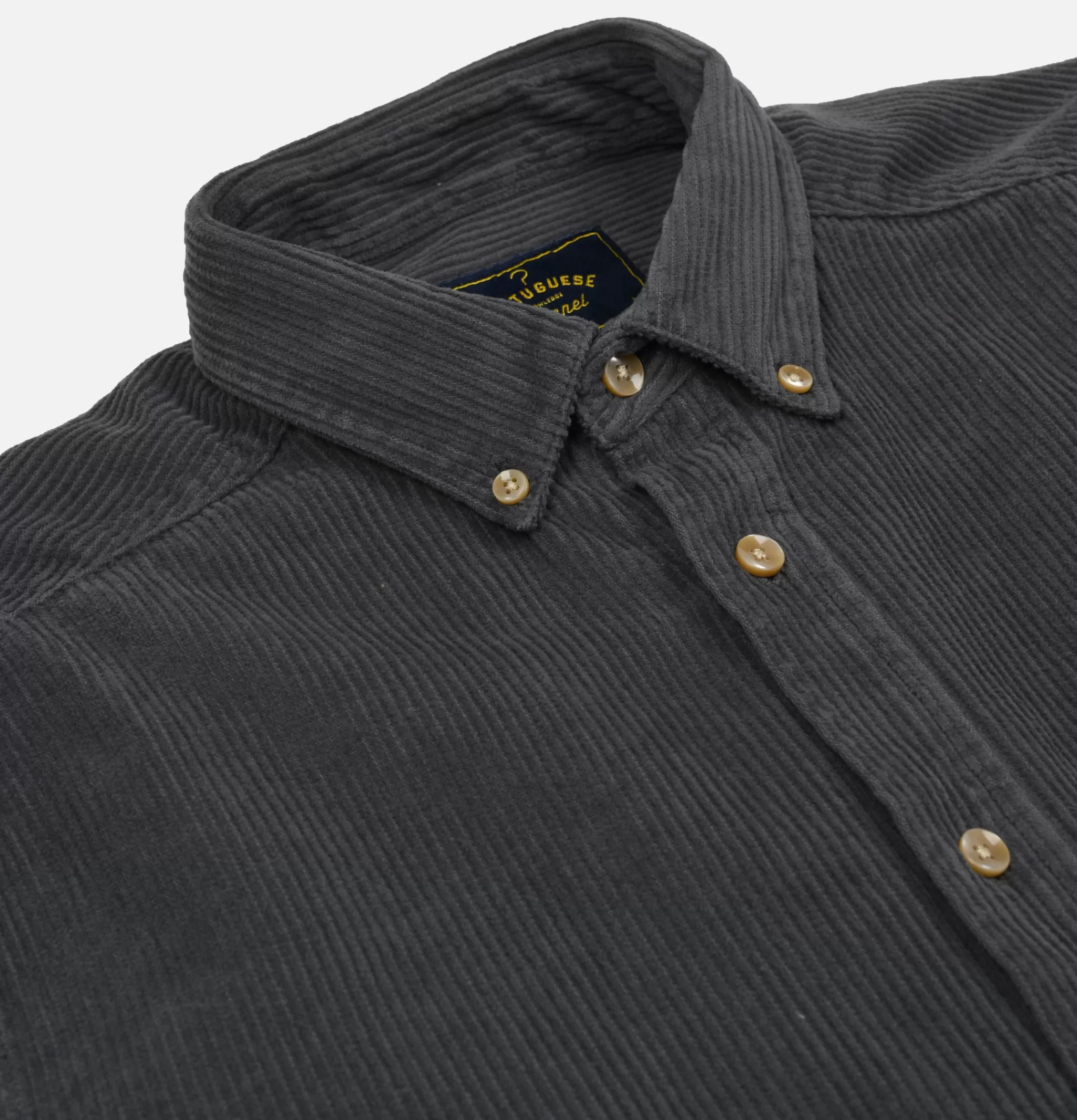 PORTUGUESE FLANNEL Chemises | Chemise Lobo Anthracite