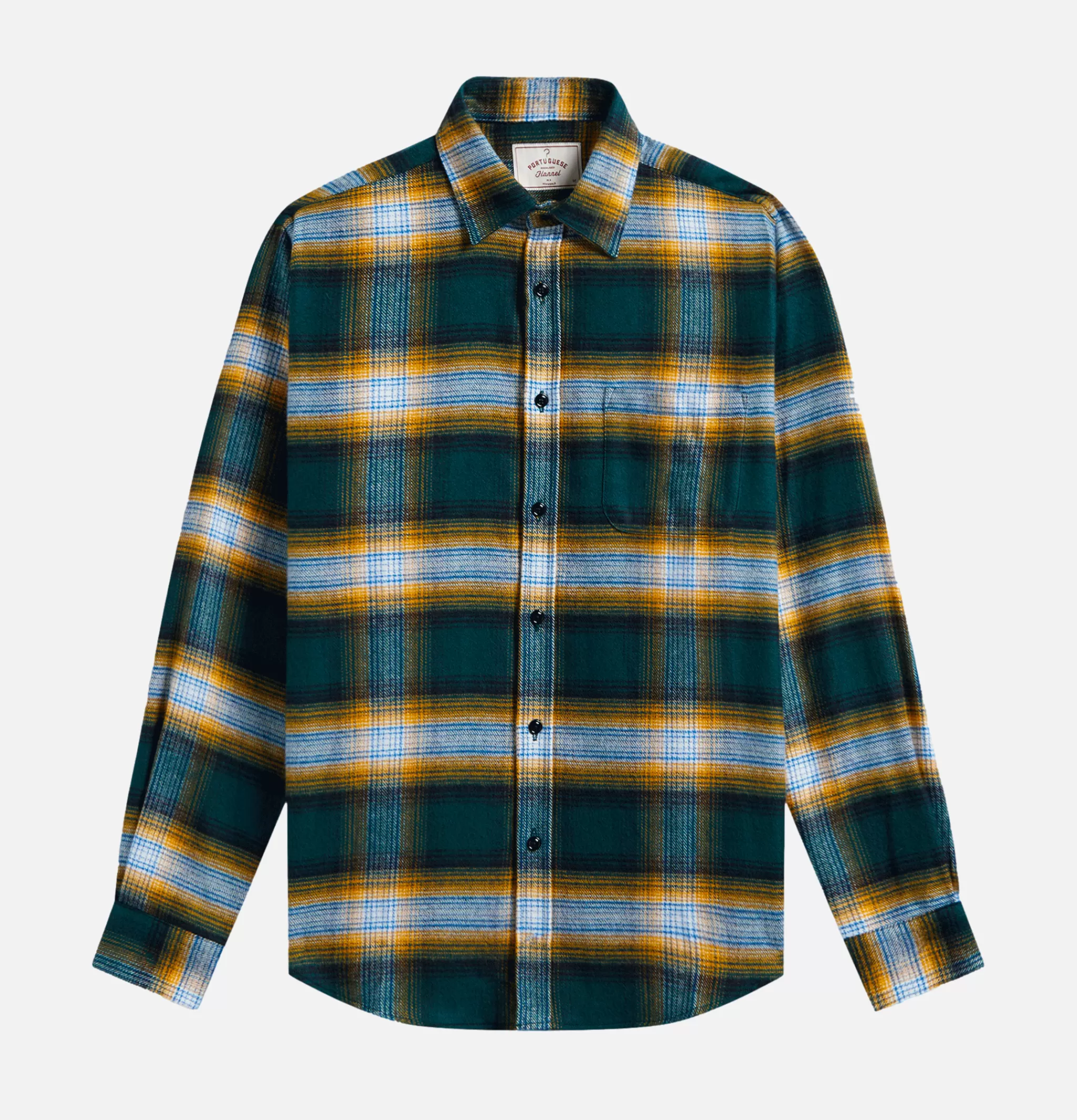 PORTUGUESE FLANNEL Chemises | Chemise Lousa Green