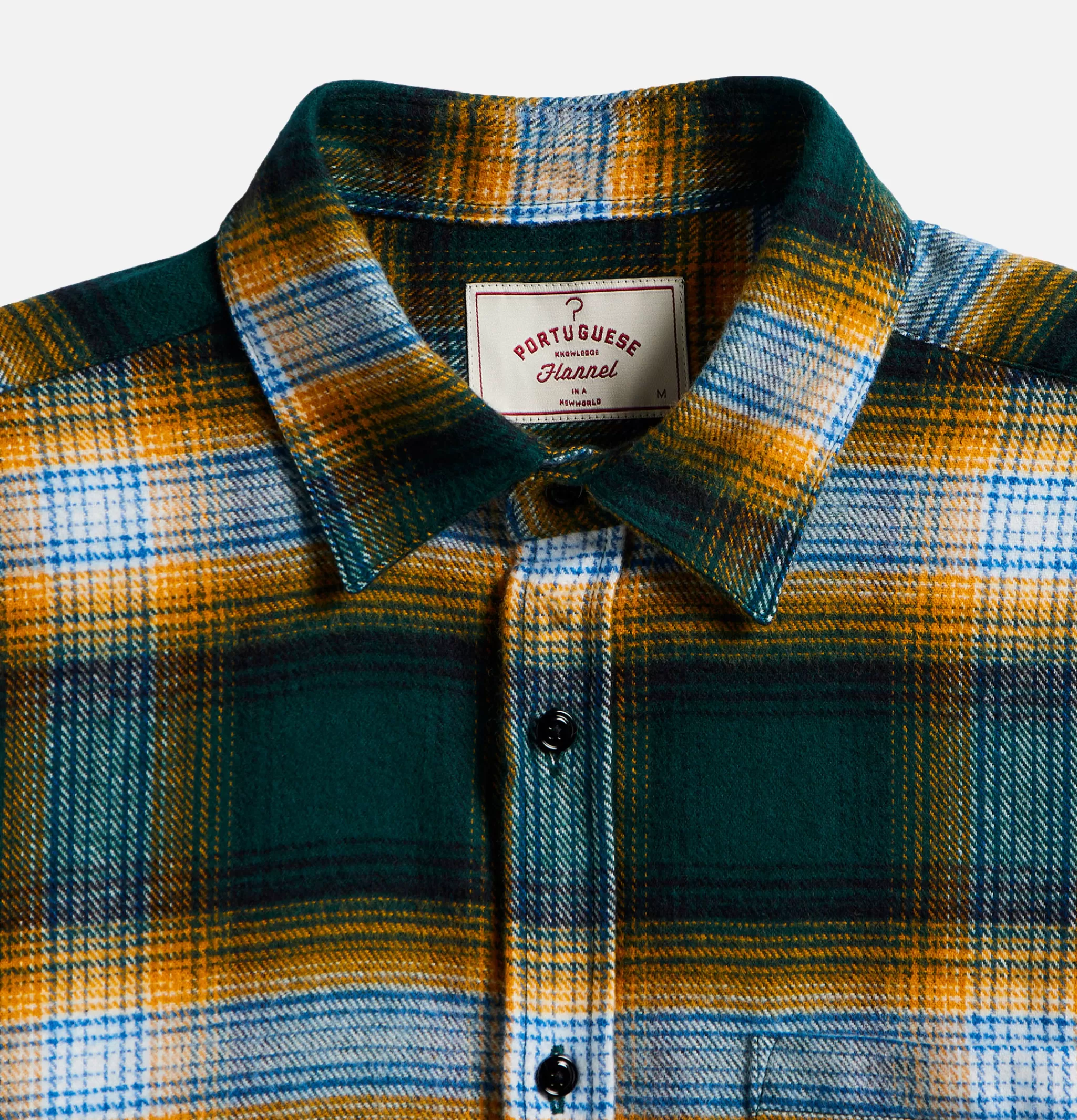 PORTUGUESE FLANNEL Chemises | Chemise Lousa Green