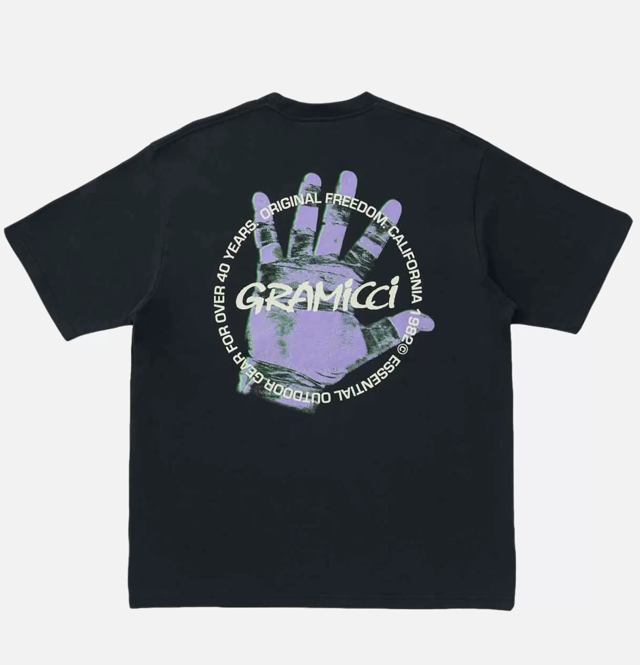 GRAMICCI T-shirts | Climbers Hand Tee Vintage Noir