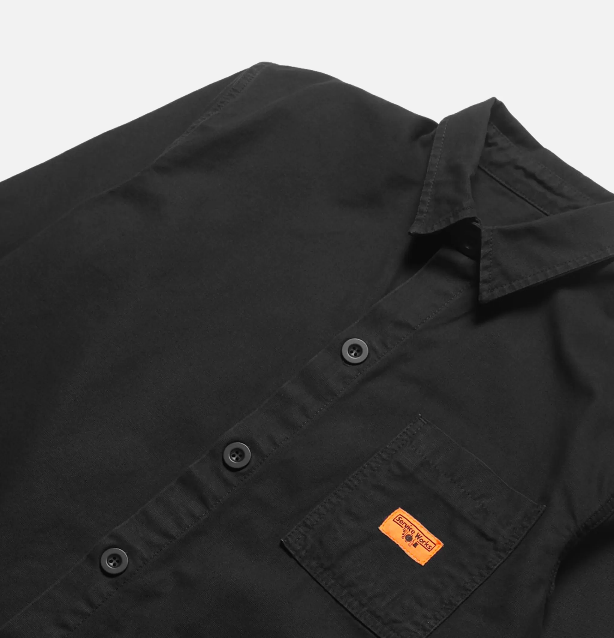 SERVICE WORKS Chemises | Coverall Jacket Black