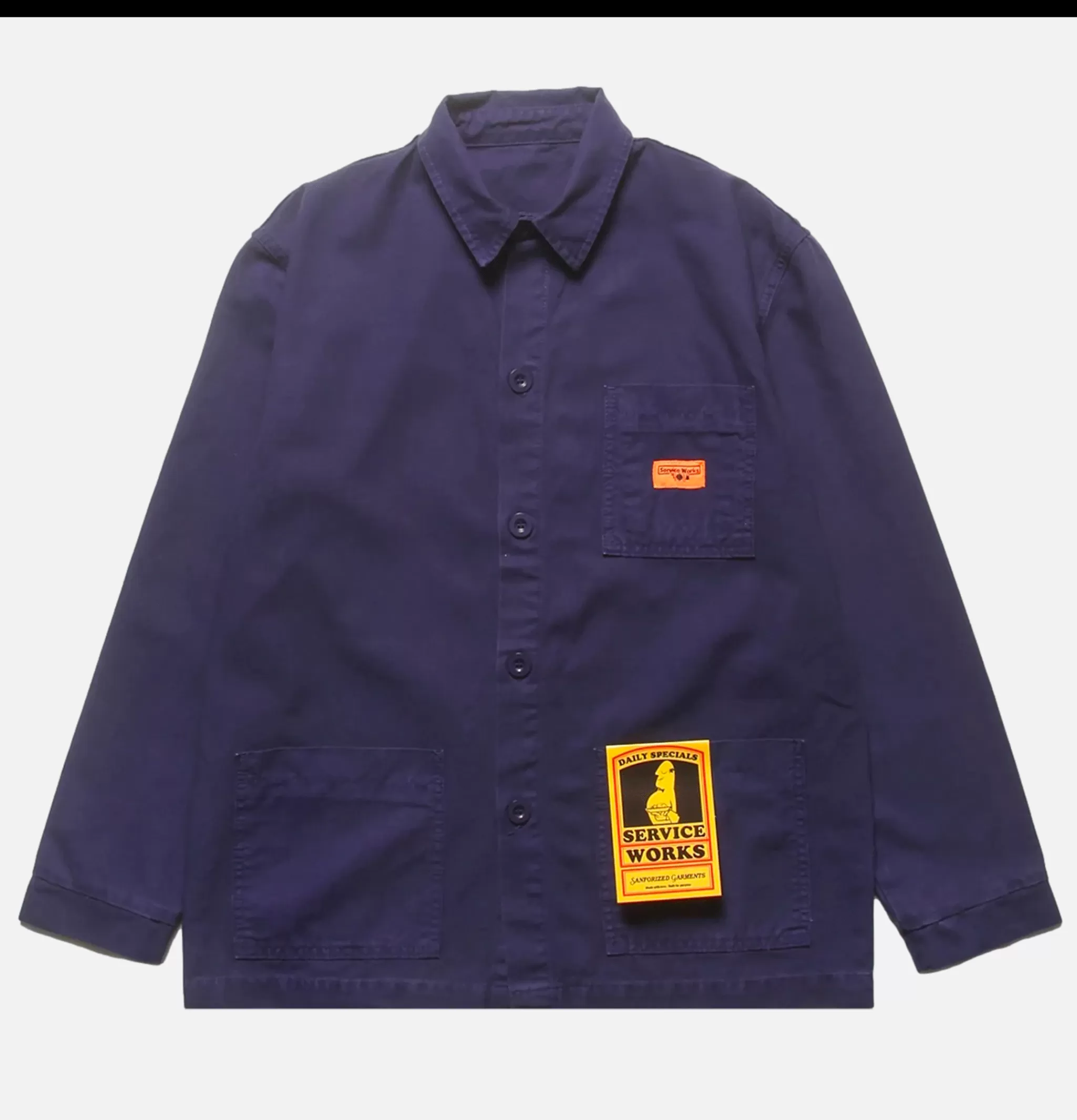 SERVICE WORKS Chemises | Coverall Jacket Navy