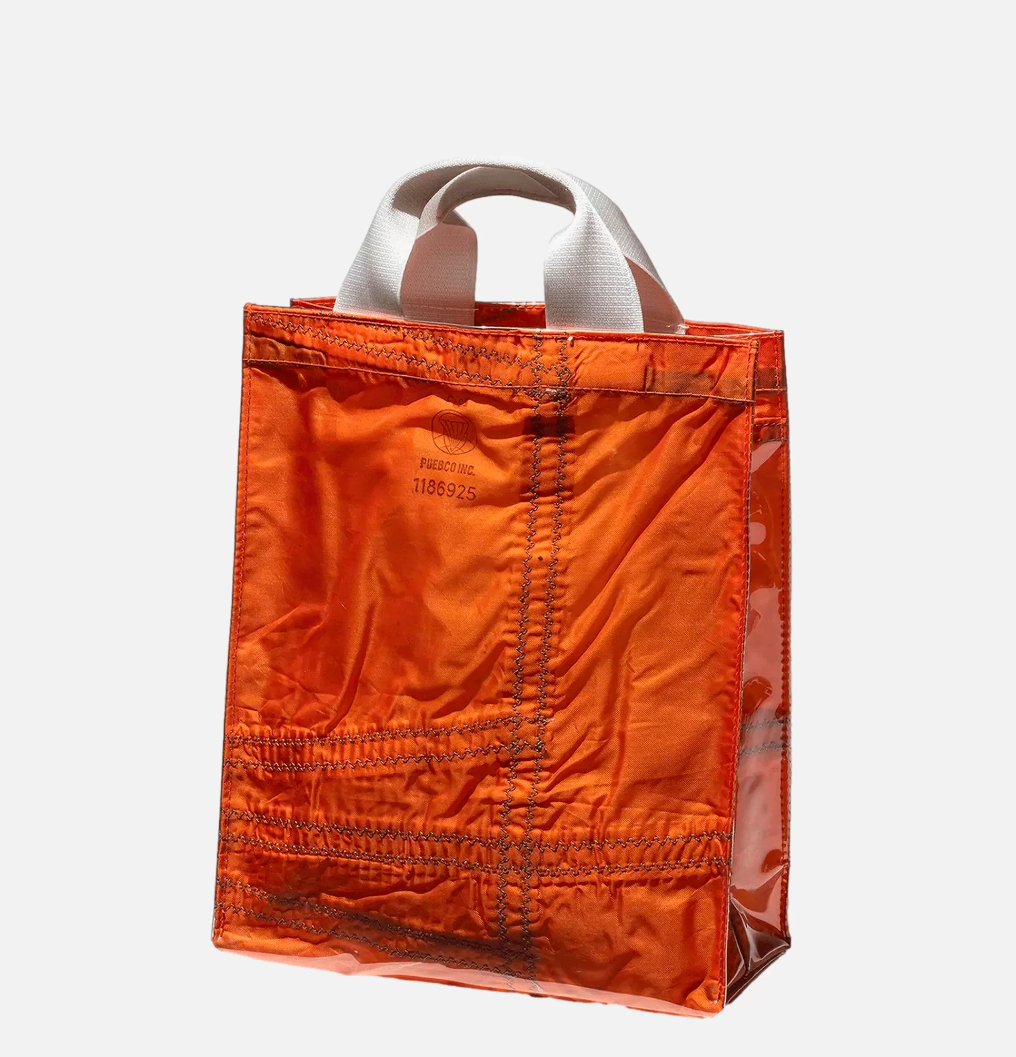 PUEBCO Tote-bags | Covered Parachute Document Bag Orange