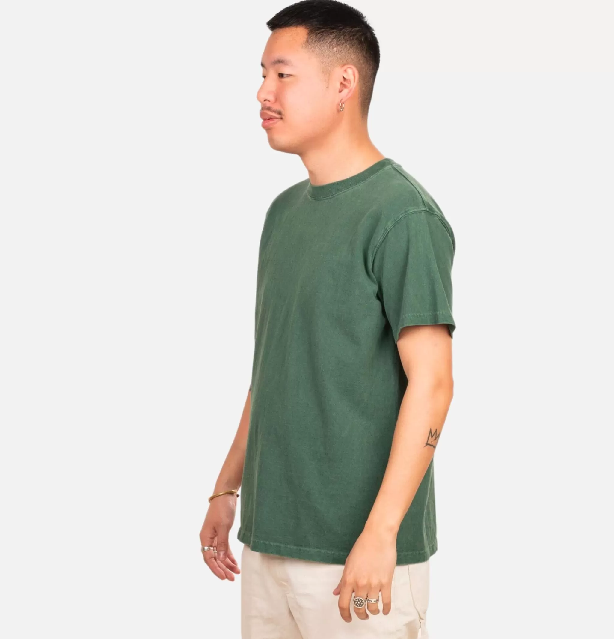 GOOD ON T-shirts | Crew Tee Green