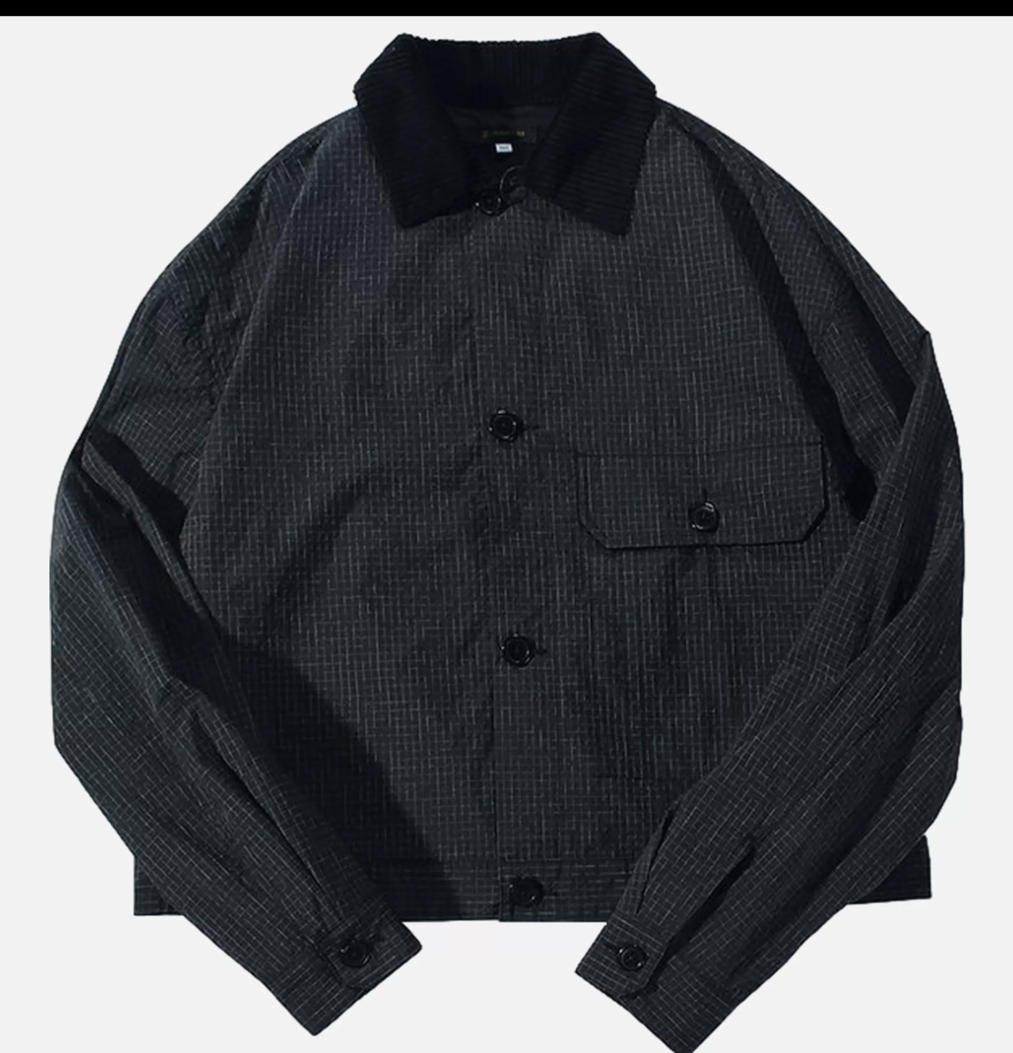 STANDARD TYPES Vestes | Cropped Work Jacket Check Noir