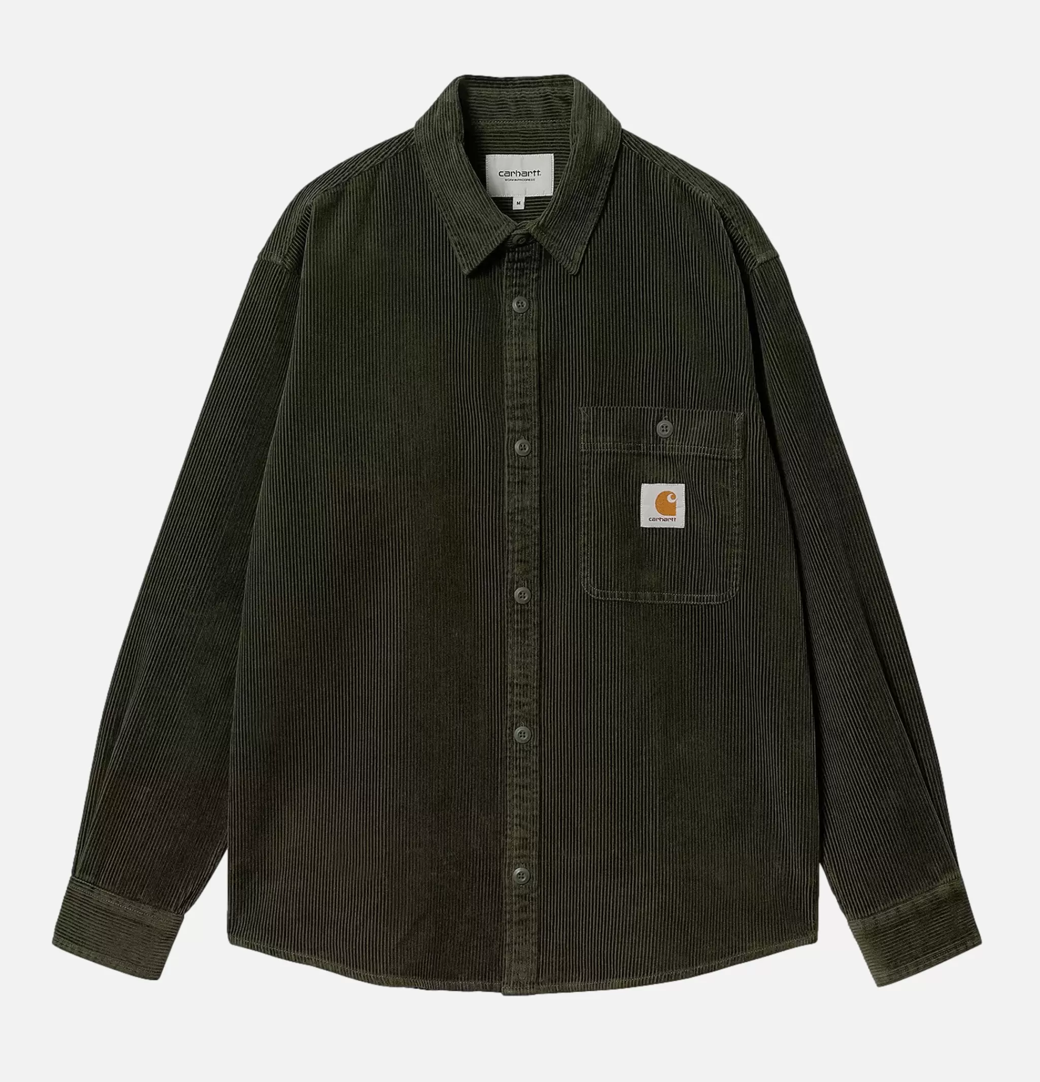 CARHARTT WIP Chemises | Flint Shirt Corduroy Office Green