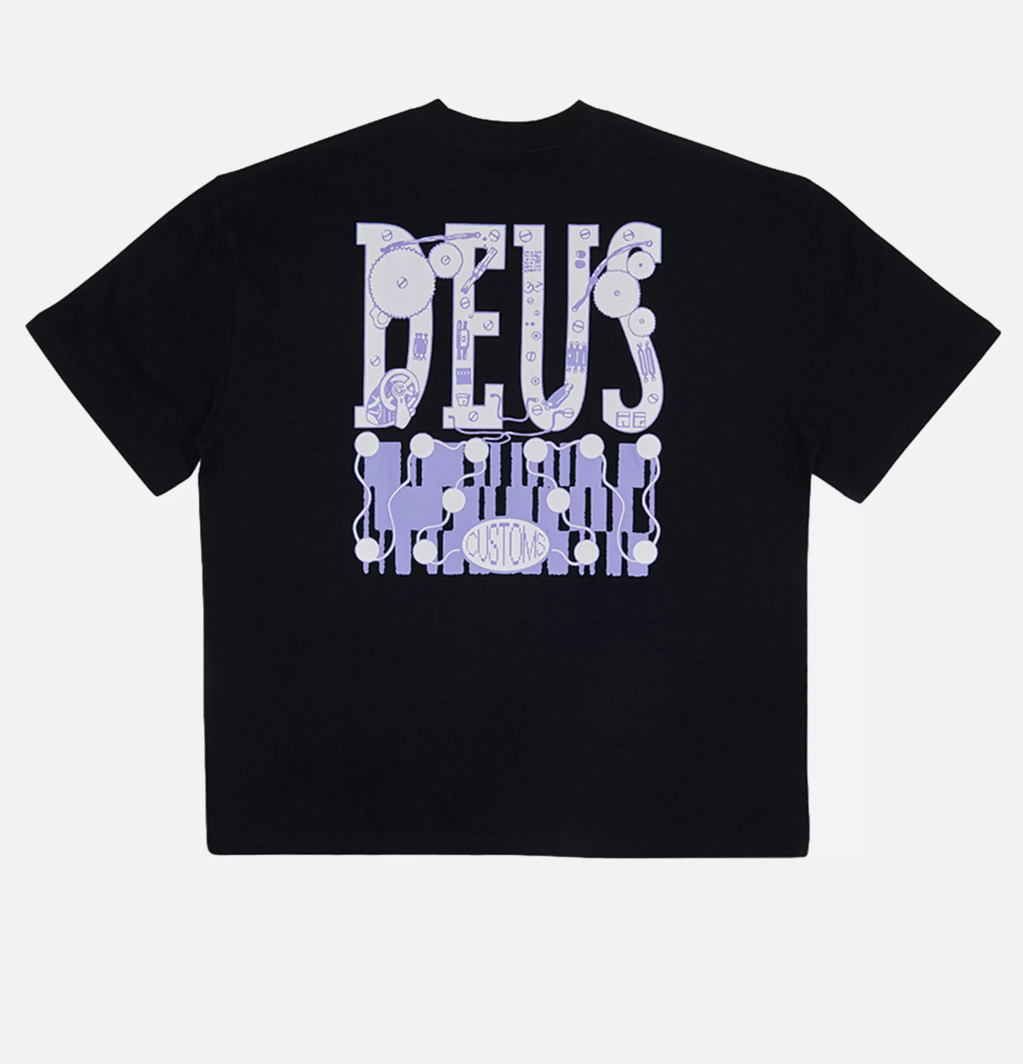 DEUS T-shirts | Full Circuit Tee Black