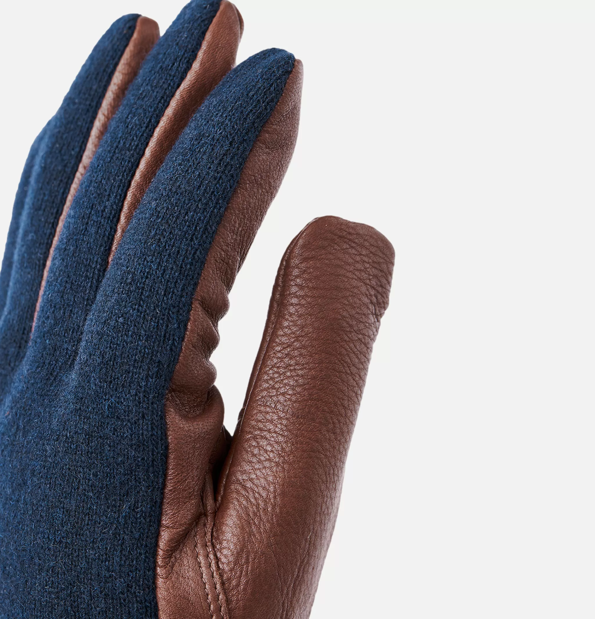 HESTRA Gants • Bonnets • Echarpes | Gants Deerskin Wool Tricot Navy