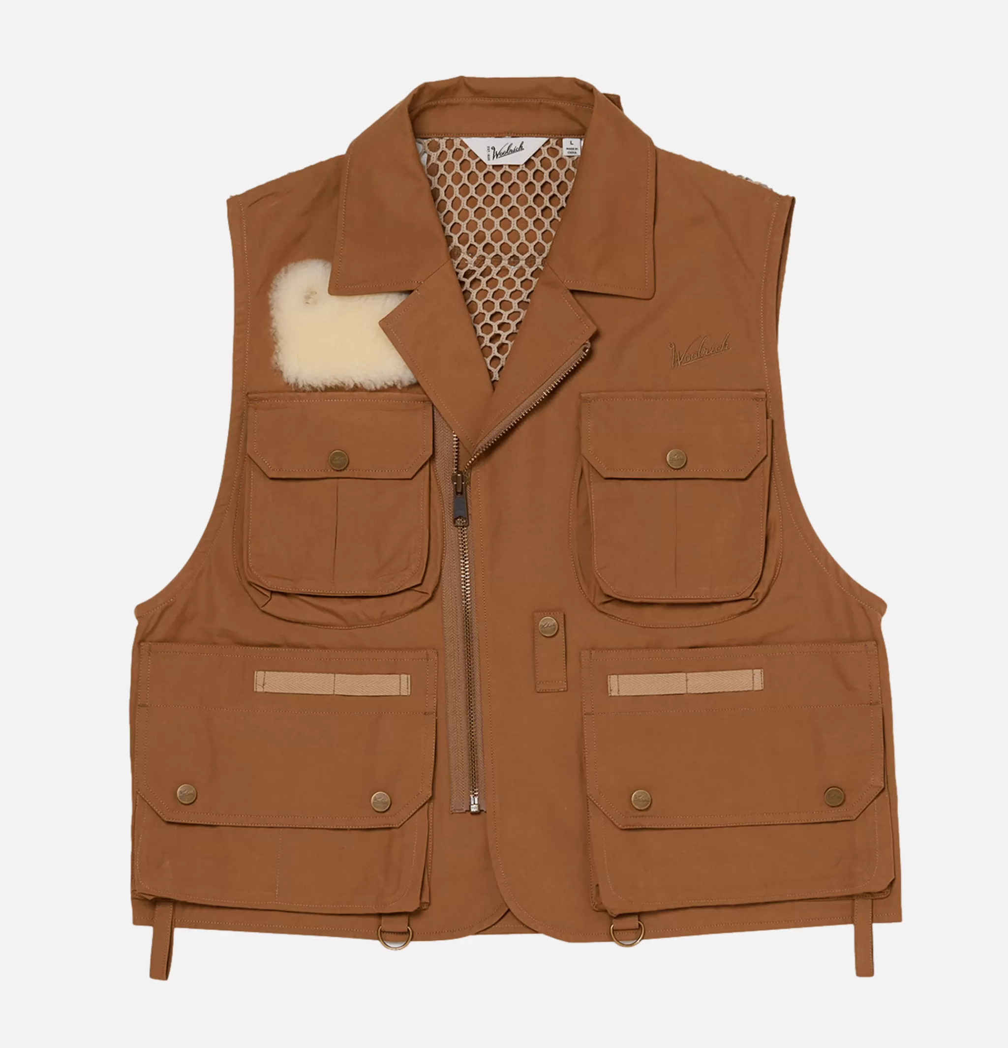 WOOLRICH Blousons & Manteaux | Gilet de pêche classique Beige