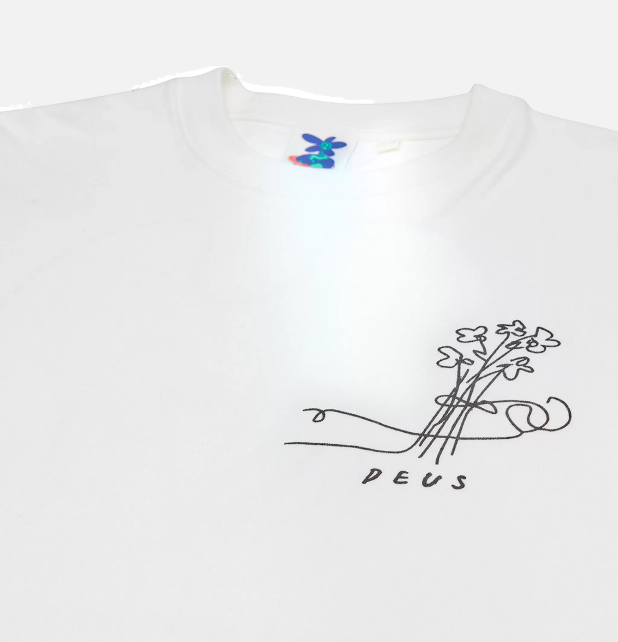 DEUS T-shirts | Hauntology Tee Vintage White