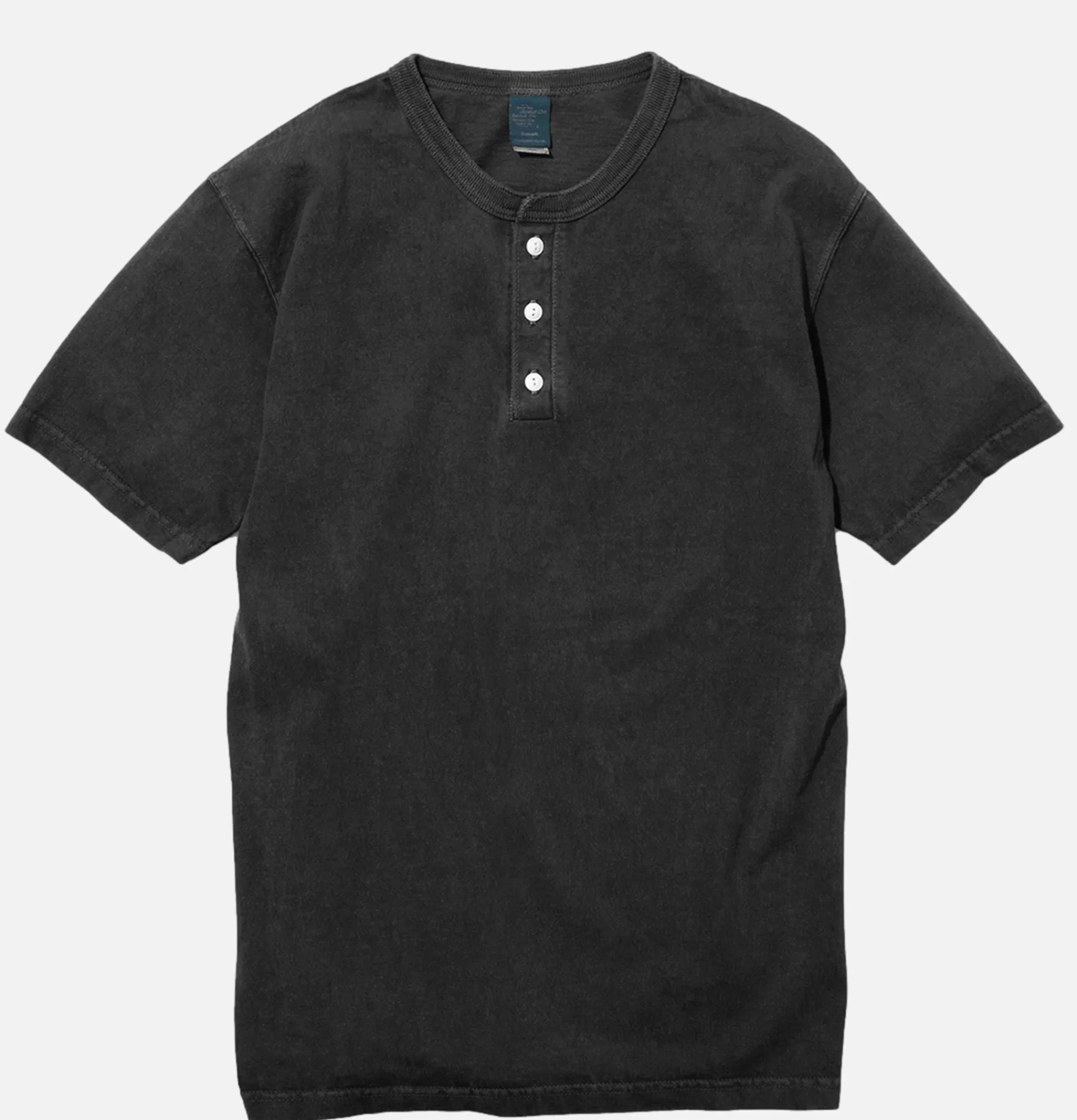 GOOD ON T-shirts | Henley Tee Black