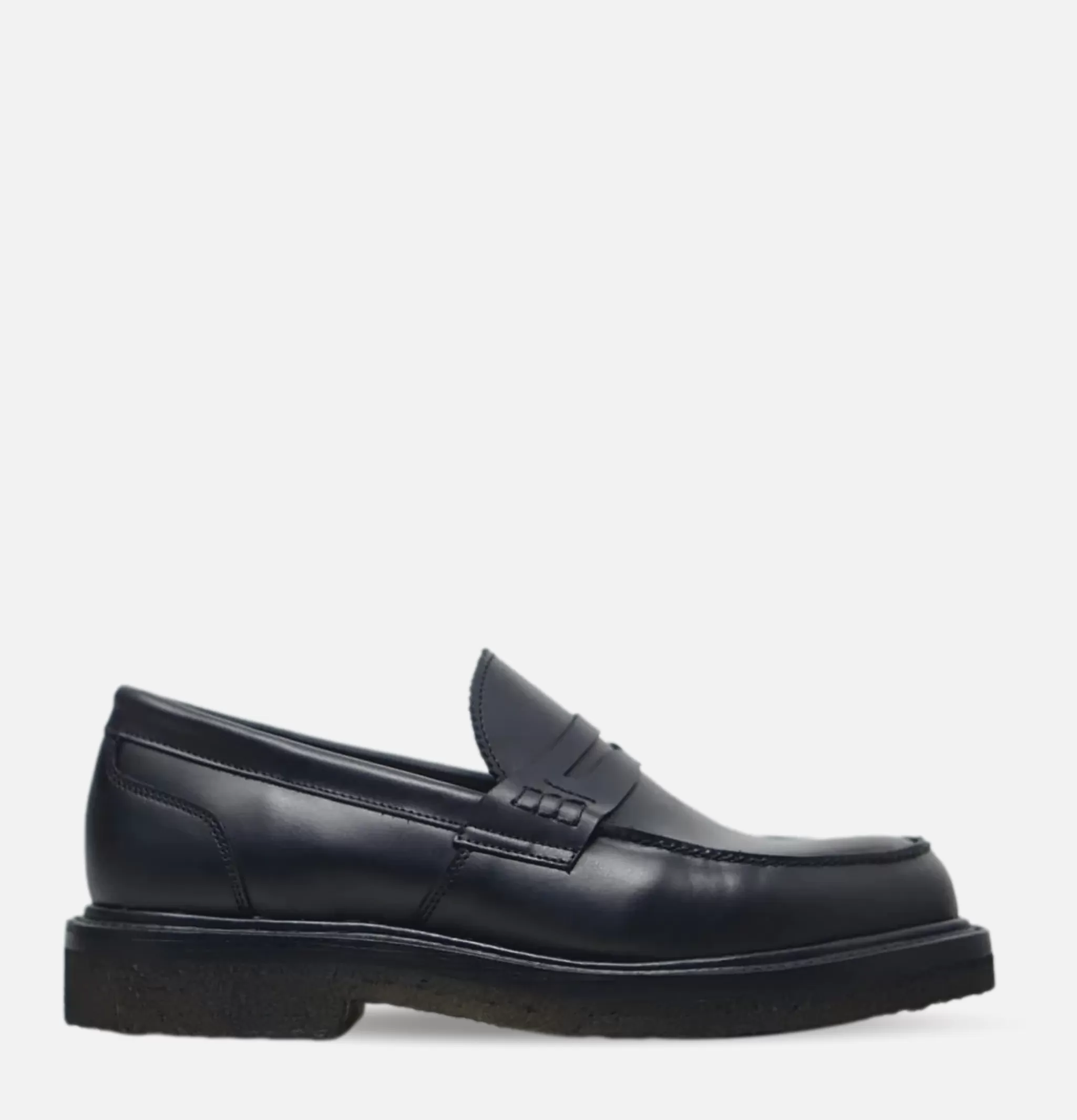 UNMARKED Mocassins | Jack Penny Loafers Black