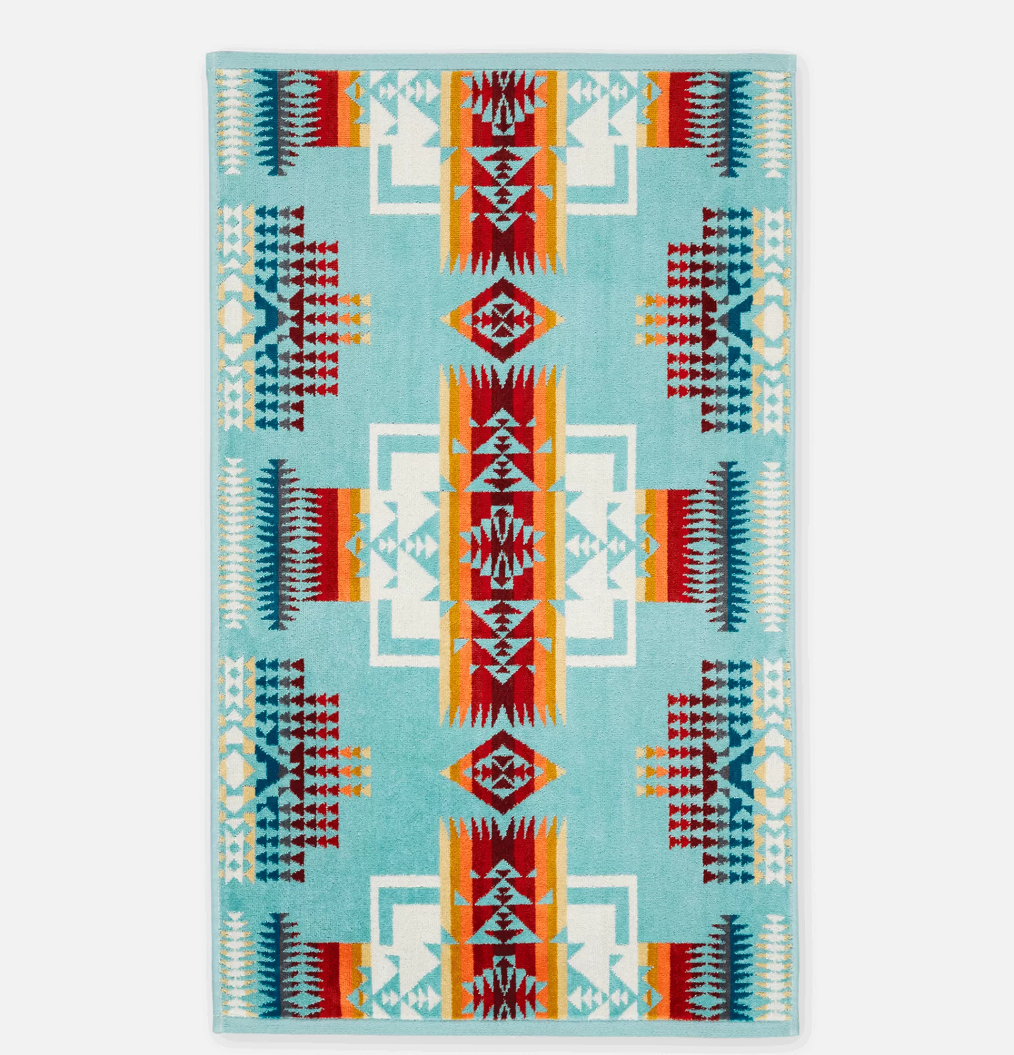 PENDLETON Maison | Jacquard Hand Towel Chief Joseph Aqua