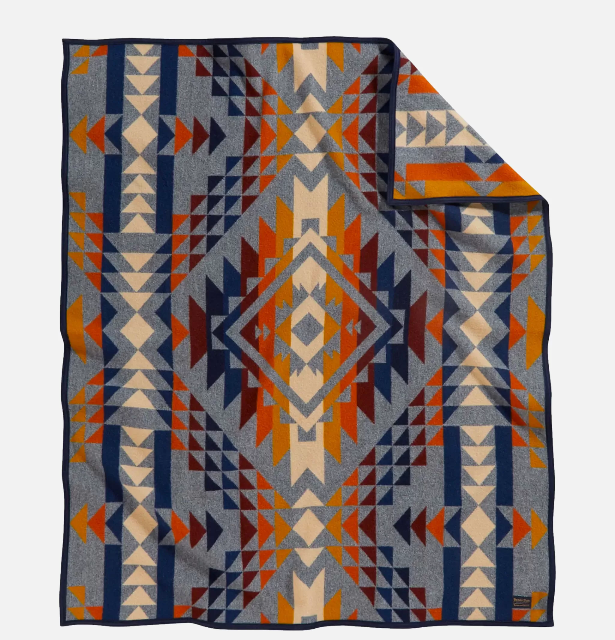 PENDLETON Maison | Jacquard Napped Throw Grey