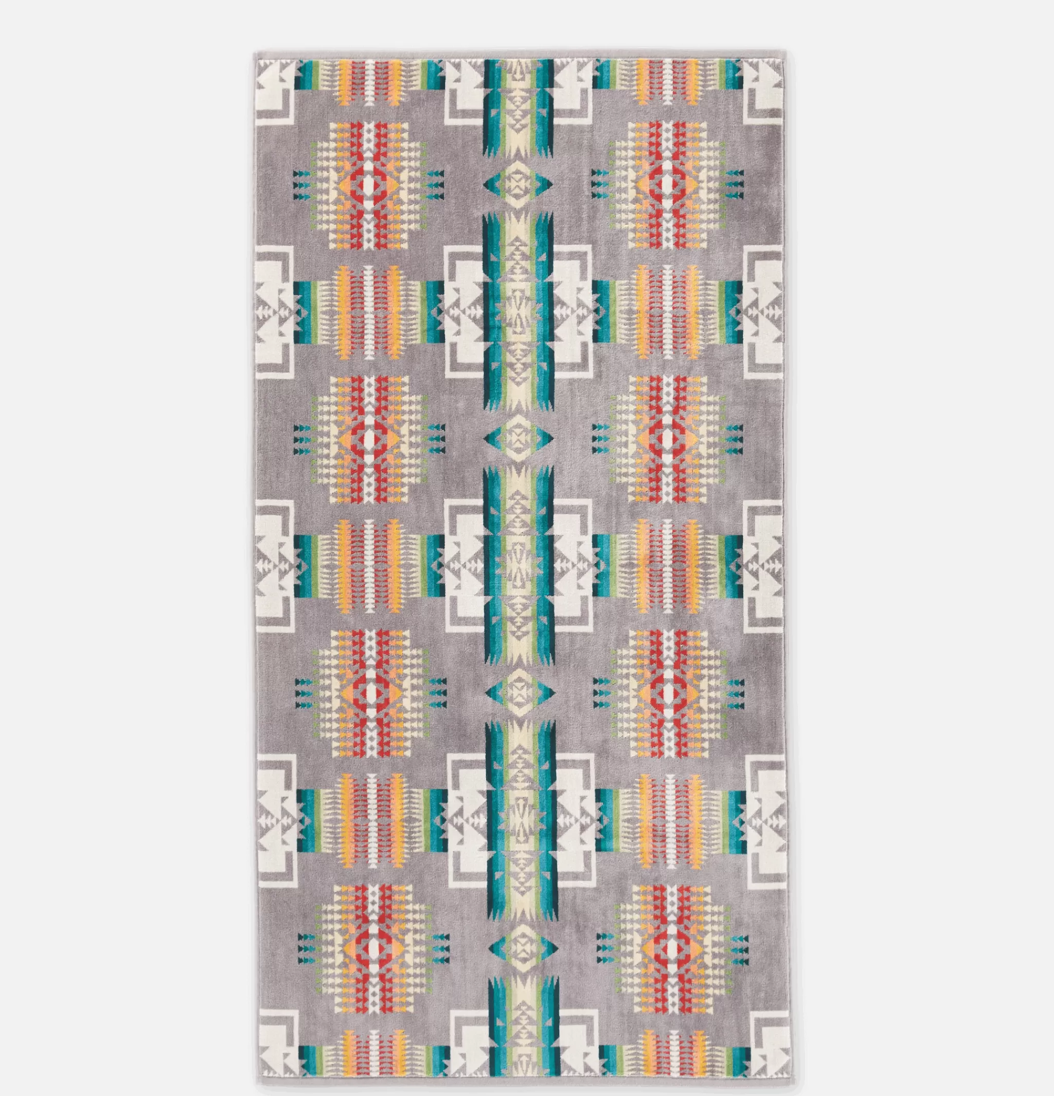 PENDLETON Maison | Jacquard Spa Towel Chief Joseph Grey