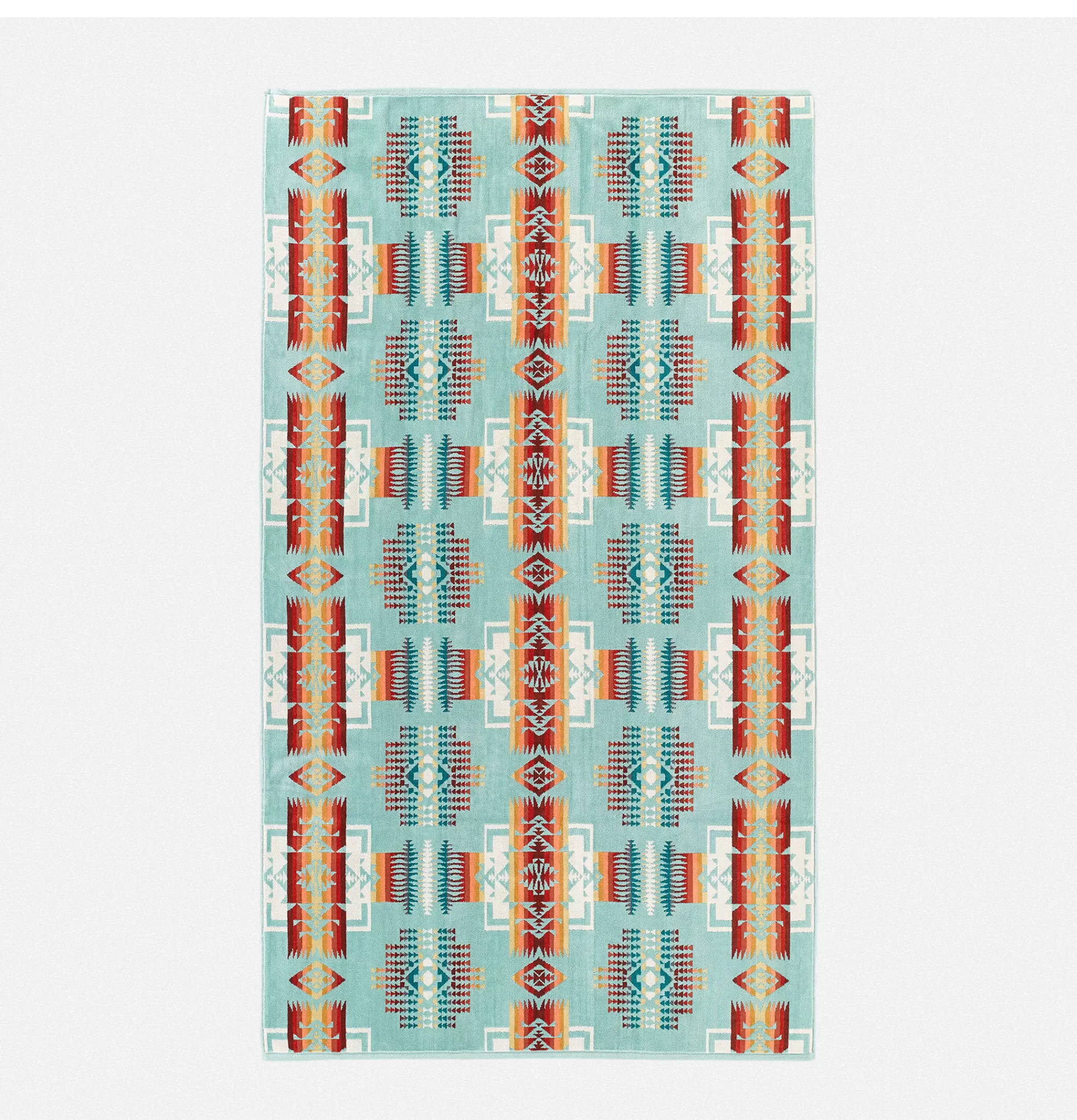 PENDLETON Maison | Jacquard Spa Towel Chief Jospeh Aqua