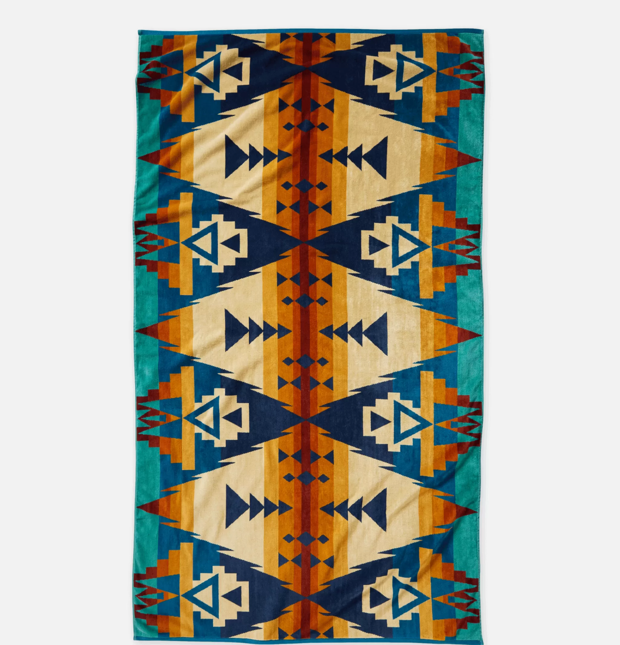 PENDLETON Maison | Jacquard Spa Towel Siskiyou Brown