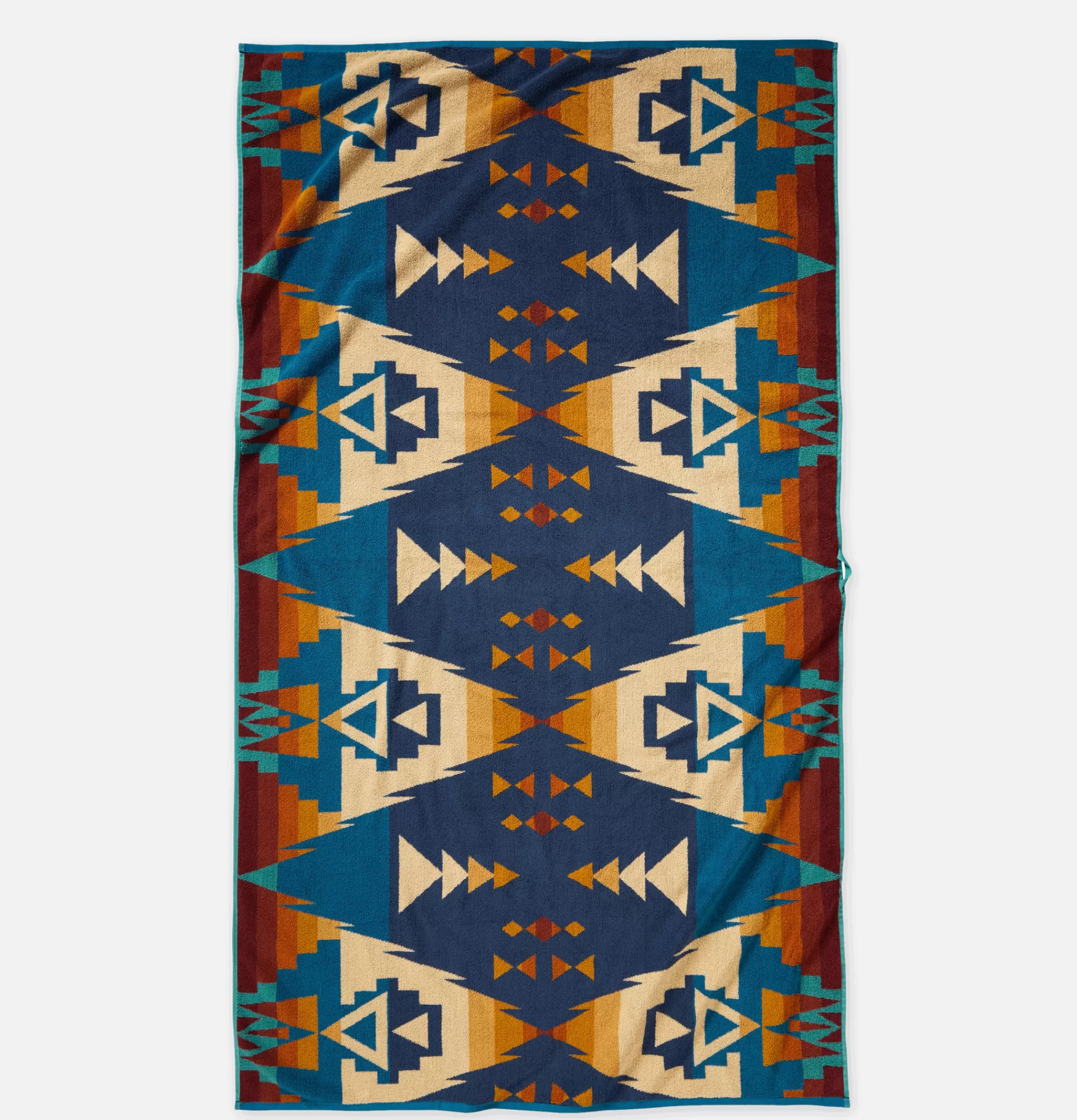 PENDLETON Maison | Jacquard Spa Towel Siskiyou Brown