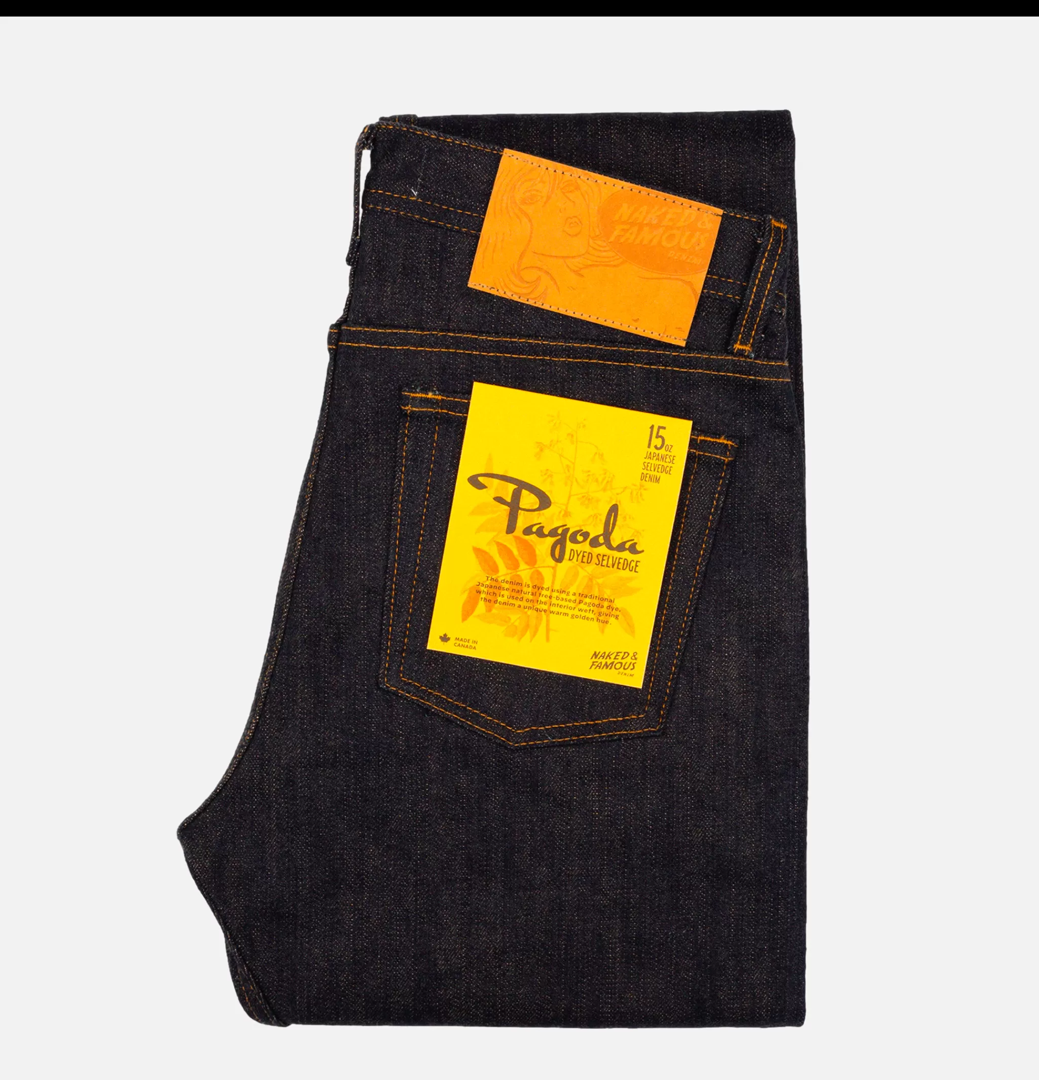 NAKED & FAMOUS Jeans | Jeans Weird Guy Pagoda Dyed Selvedge