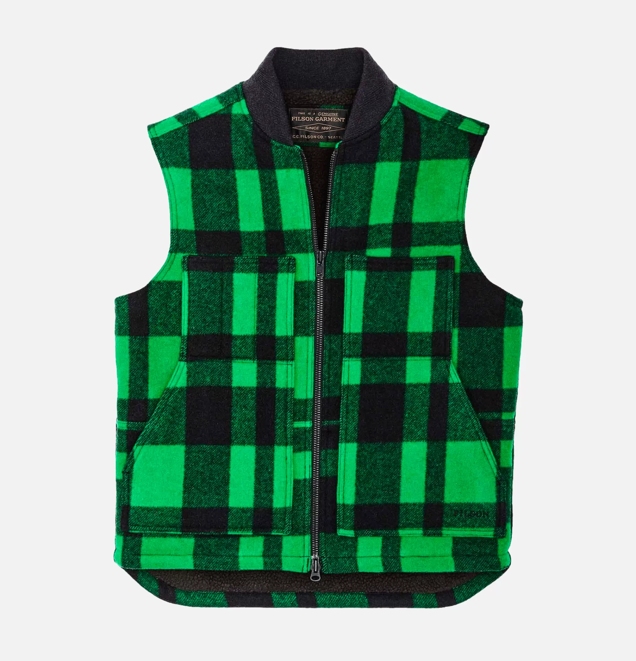 FILSON Vestes | Blousons & Manteaux | Lined Mackinaw Wool Vest Green