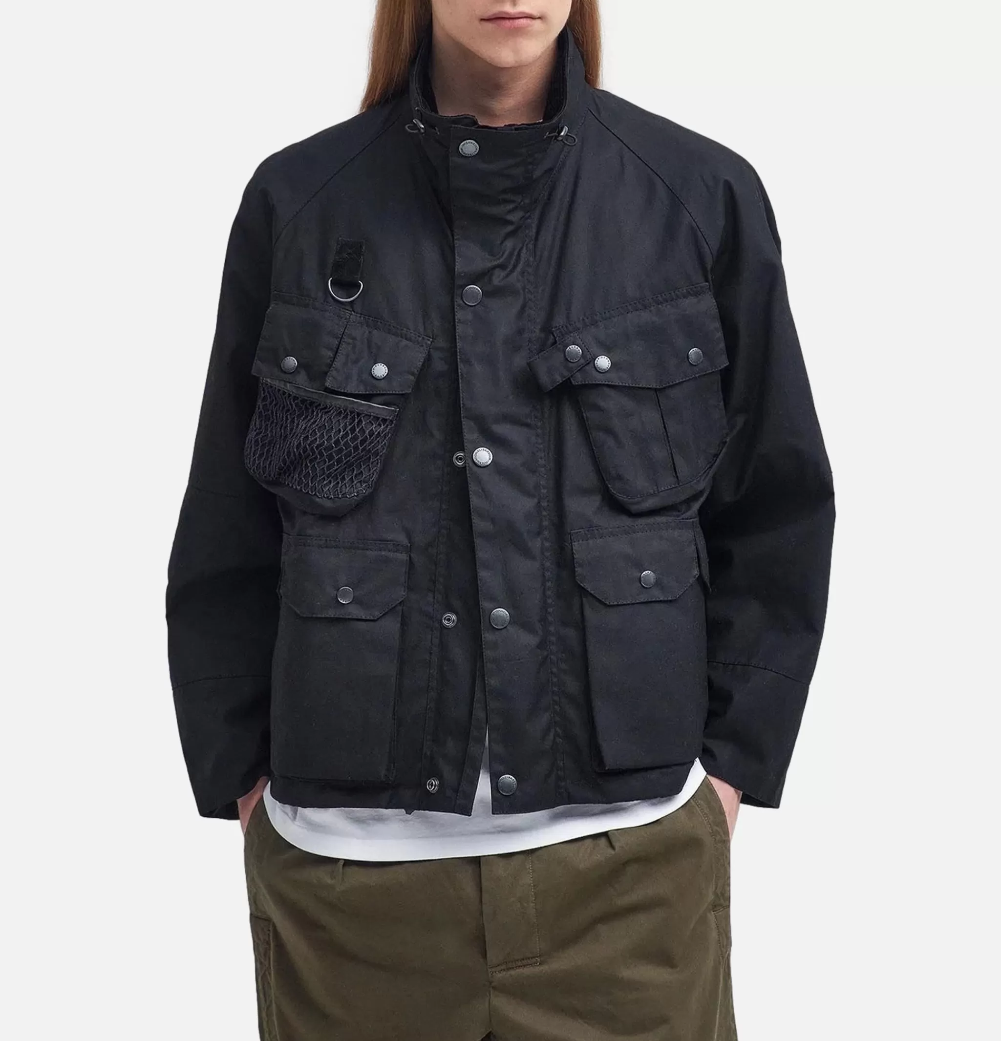 BARBOUR Blousons & Manteaux | Modified Dryfly Wax Jacket Noir