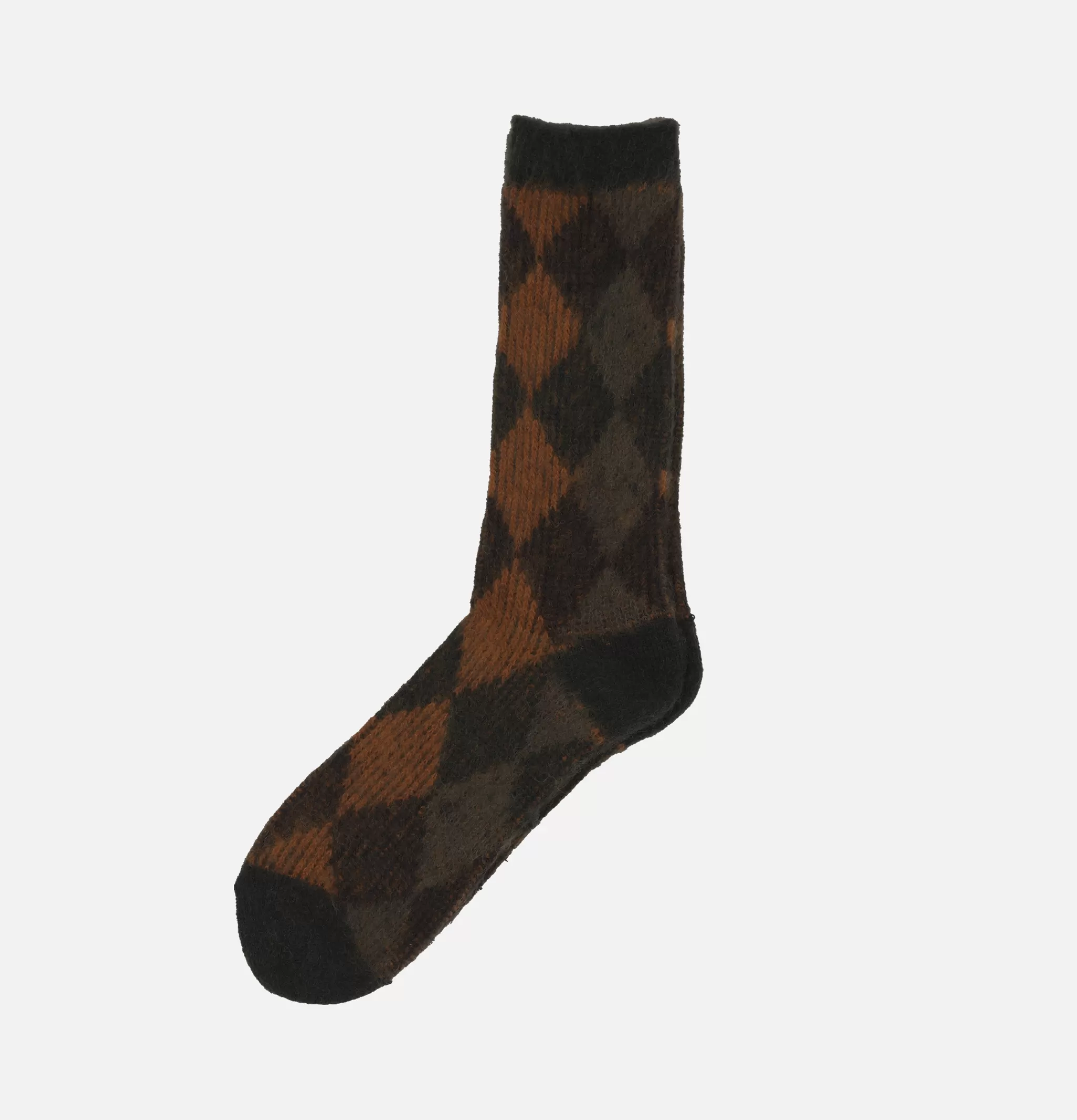 ANONYMOUS ISM Chaussettes | Napping Jq Crew Socks Moss Brown