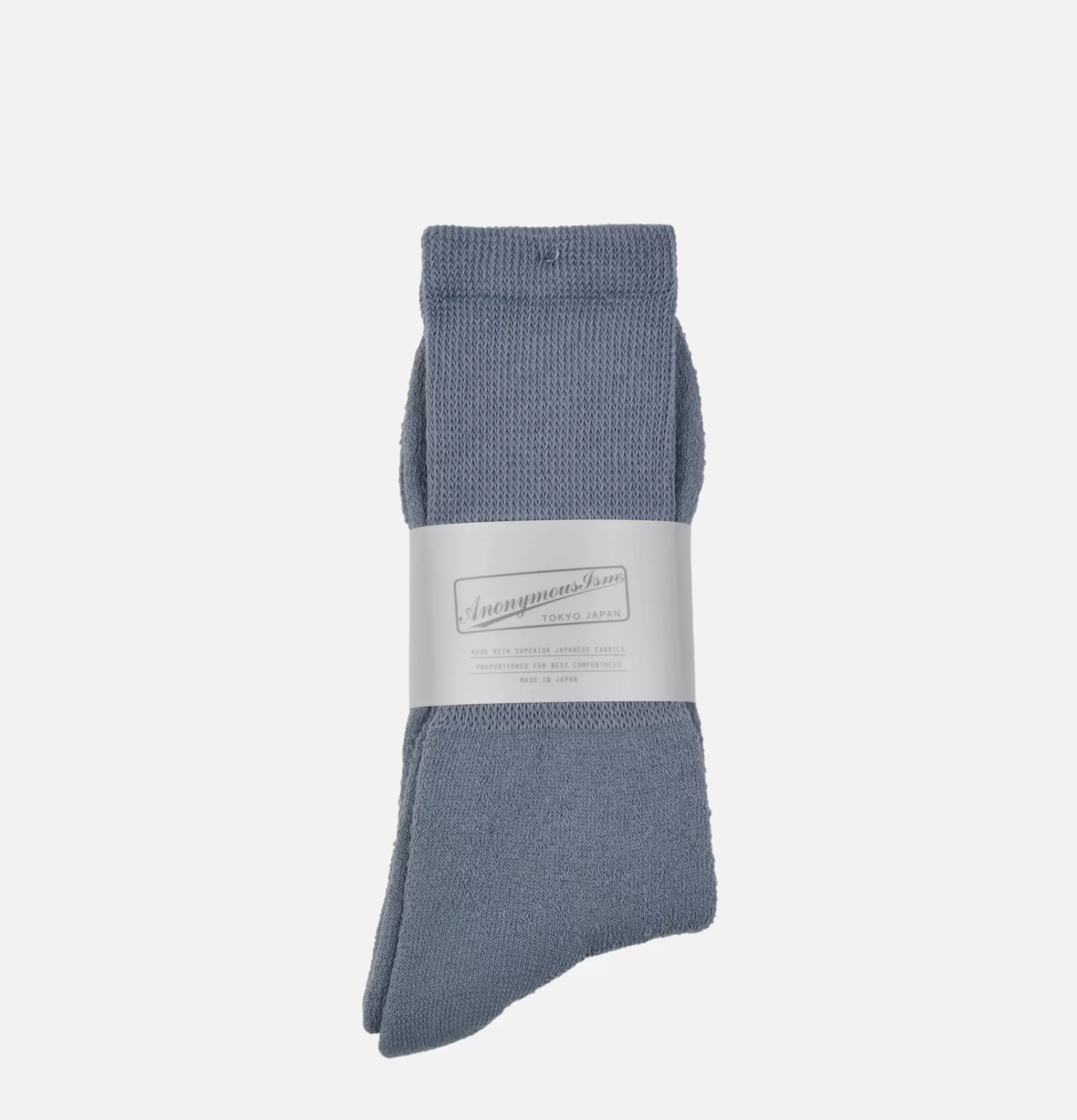 ANONYMOUS ISM Chaussettes | Oc Pile Low Crew Blue