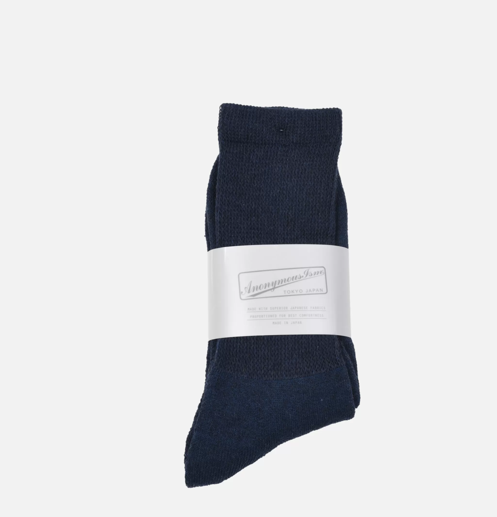 ANONYMOUS ISM Chaussettes | Oc Pile Low Crew Navy