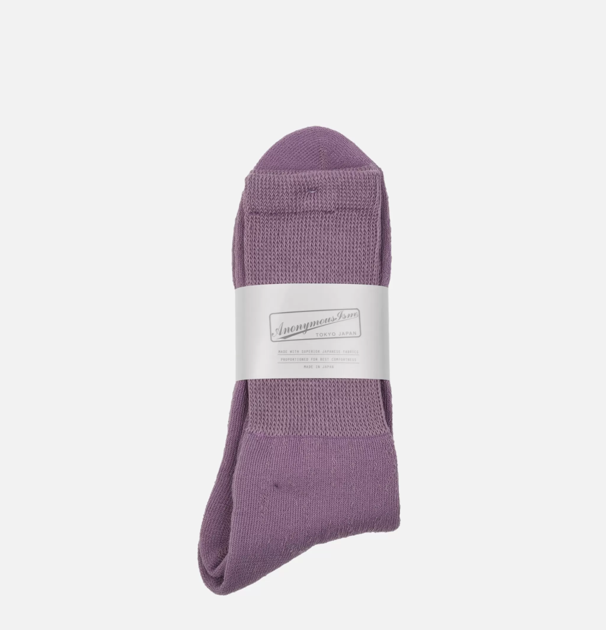 ANONYMOUS ISM Chaussettes | Oc Pile Low Crew Violet