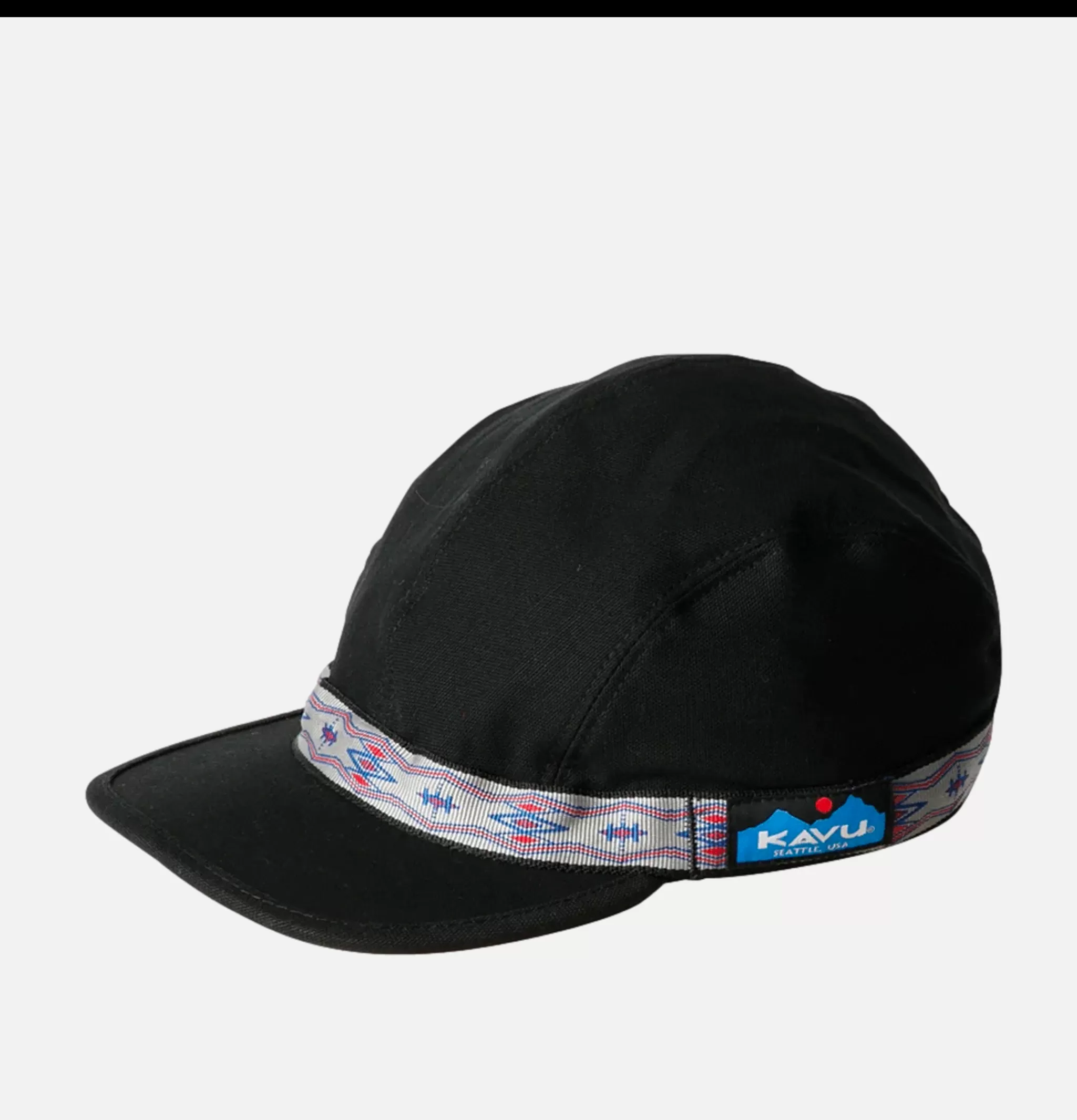 KAVU Chapeaux & Casquettes | Organic Strapcap Jet Black