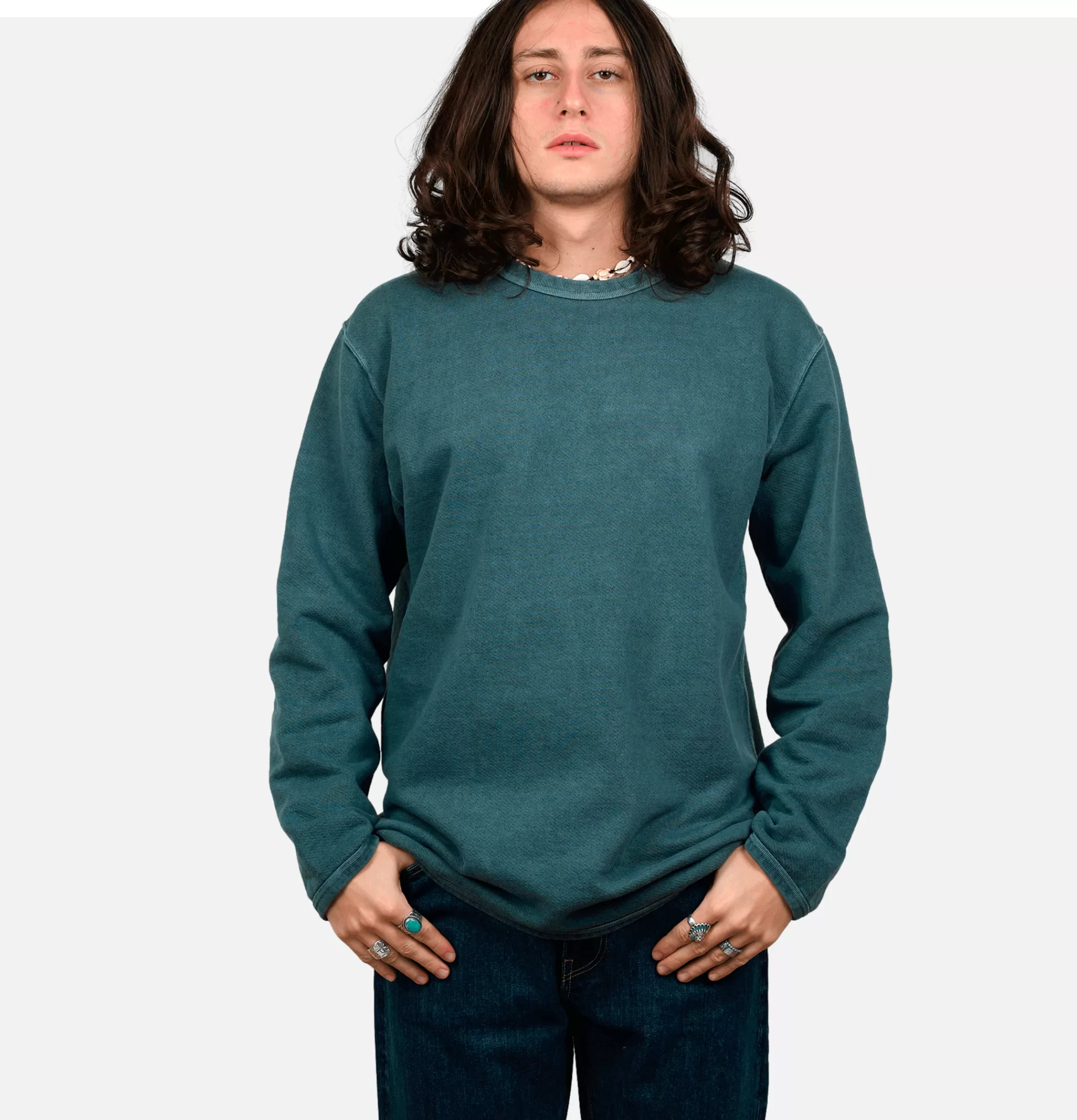 GOOD ON Sweats & Polaires | 9oz Ls Crew Sweat Slate