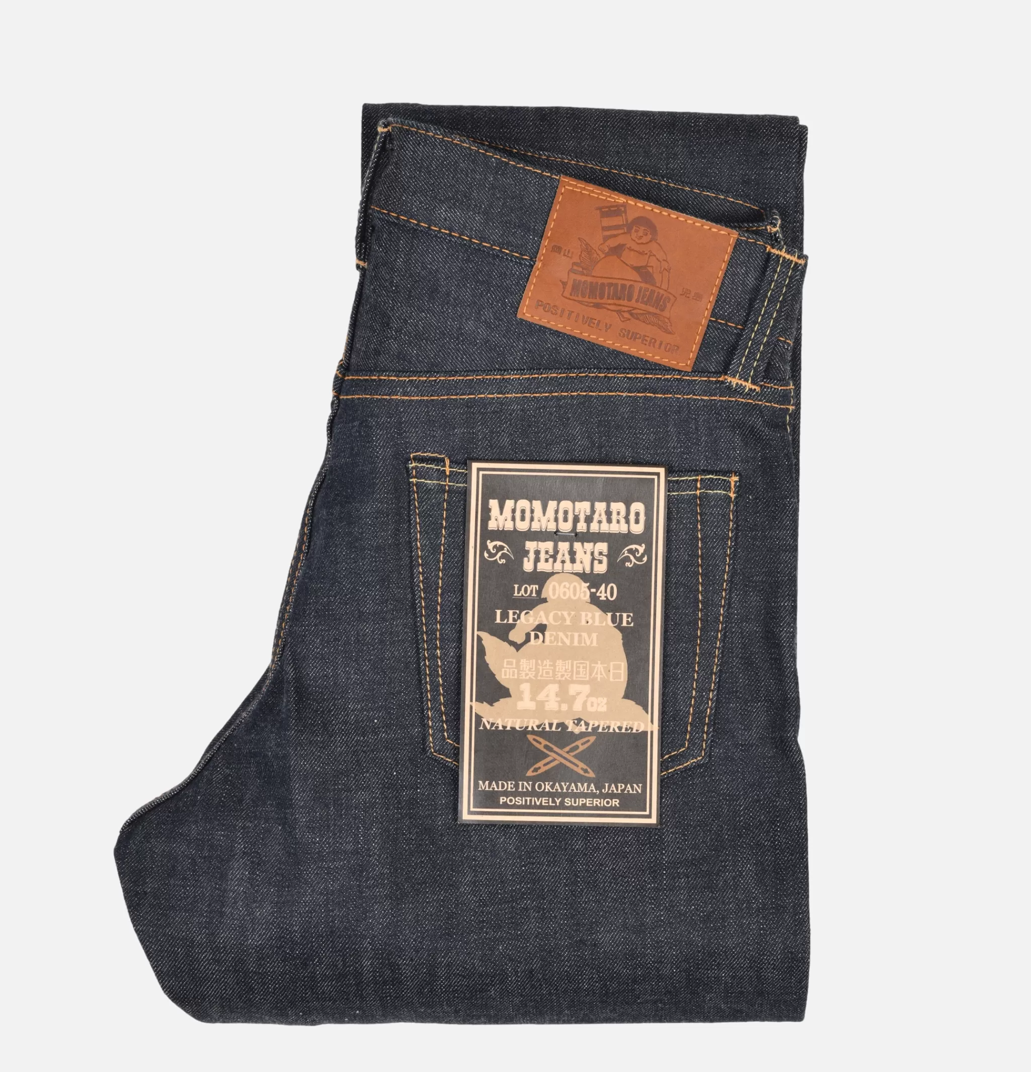 MOMOTARO JEANS Jeans | 14.7 Oz Tapered Legacy Blue