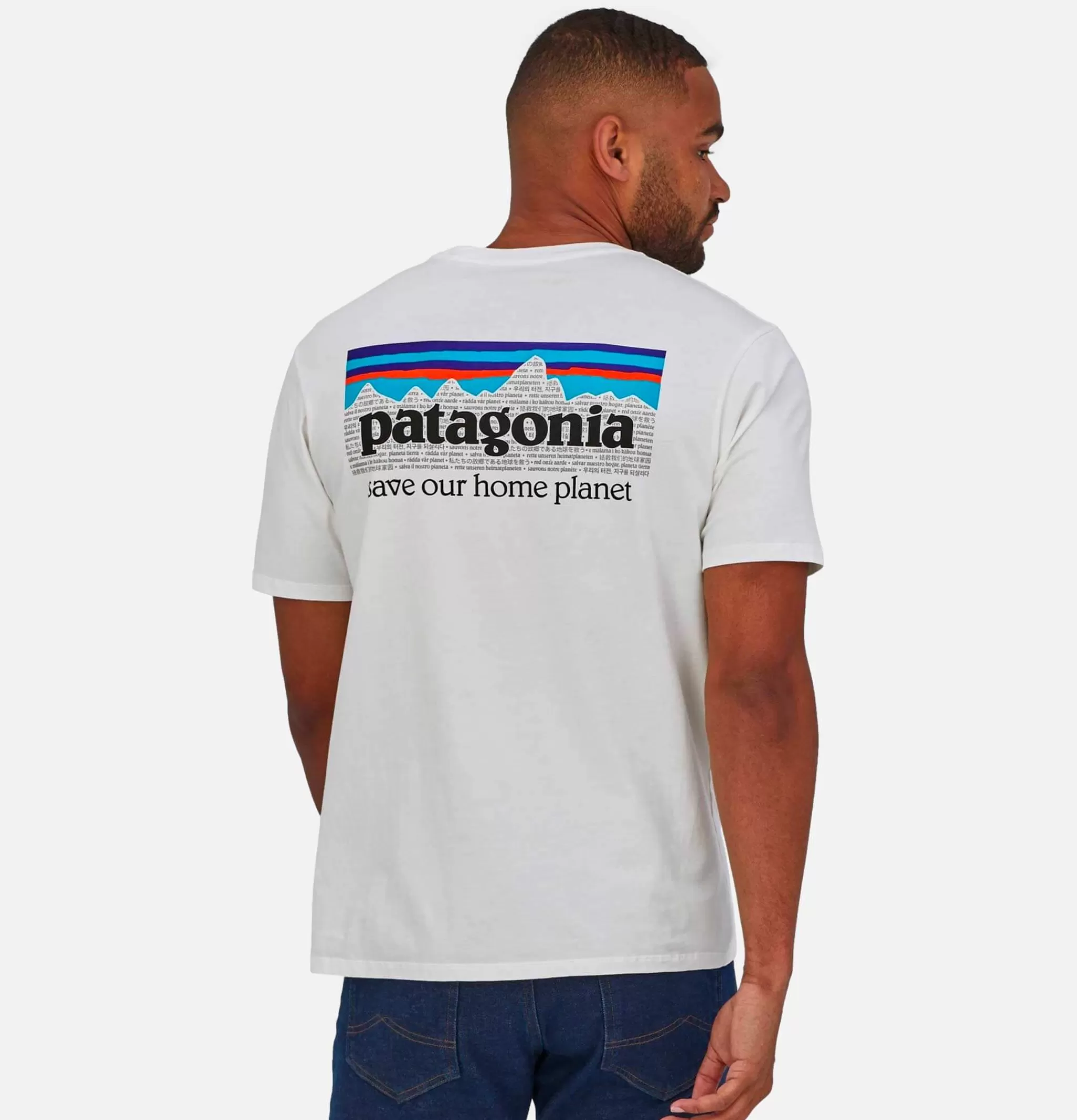 PATAGONIA T-shirts | P6 Mission T-shirt White