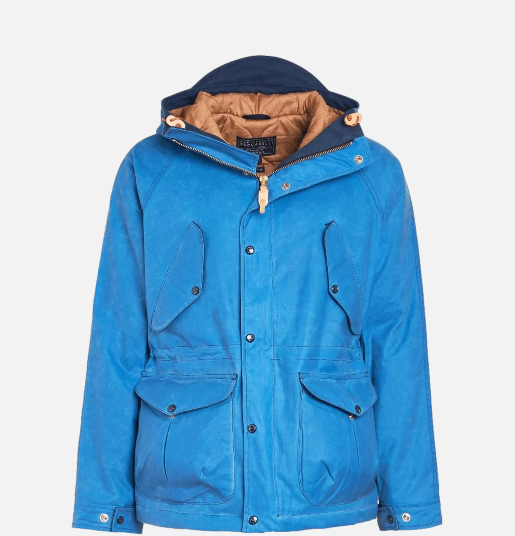 MANIFATTURA CECCARELLI Blousons & Manteaux | Parka Fisherman Mid Blue