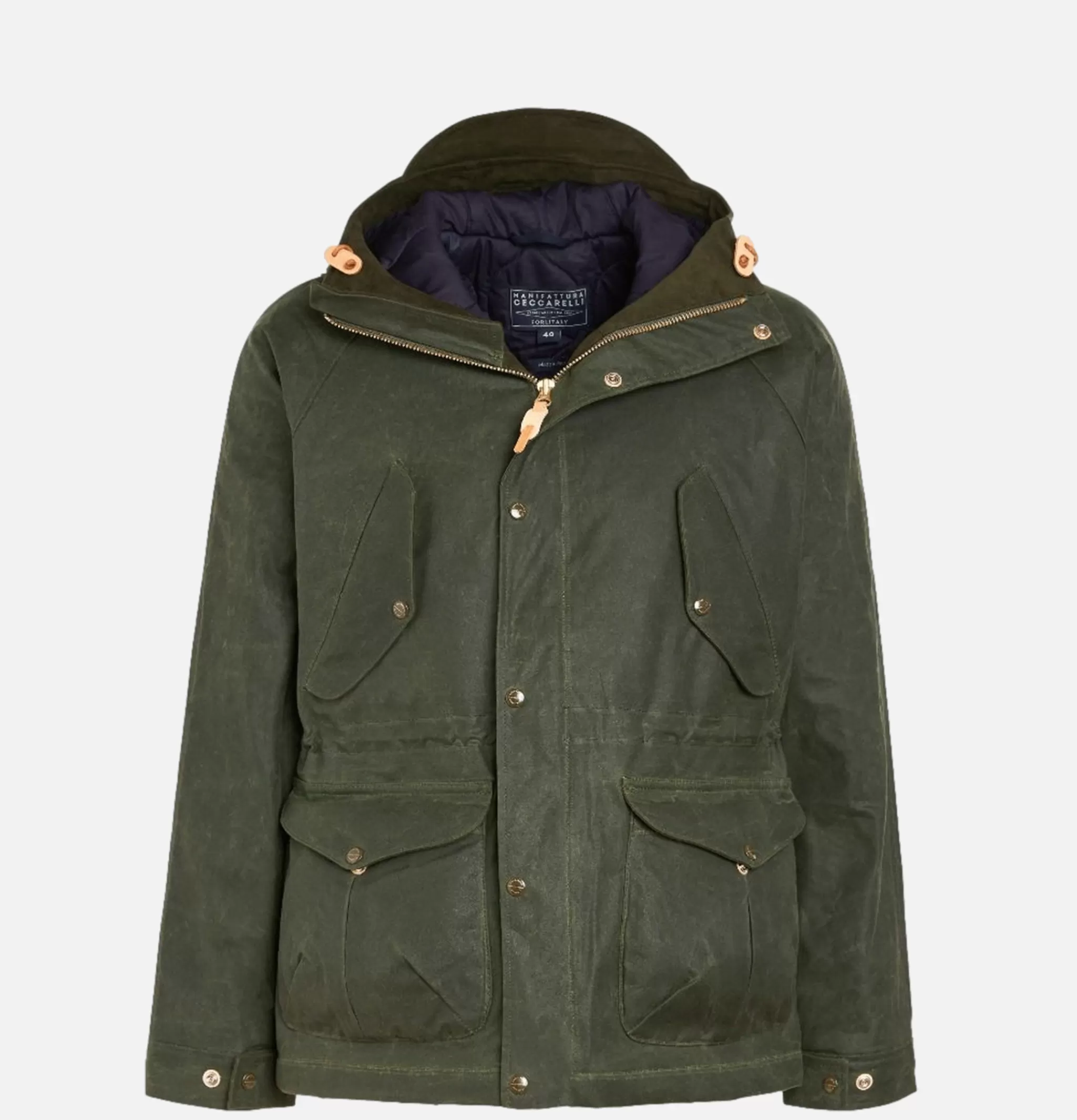 MANIFATTURA CECCARELLI Blousons & Manteaux | Parka Fisherman Parka Dark Green