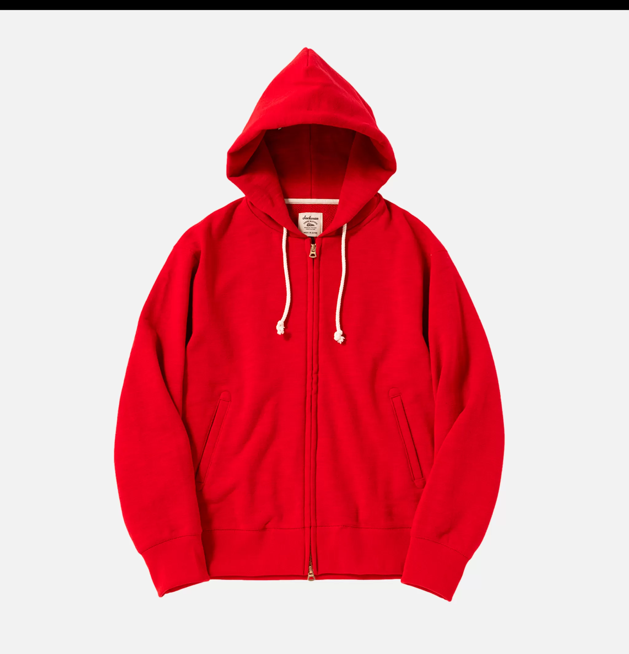 JACKMAN Sweats & Polaires | Parka Sweatshirt Rouge